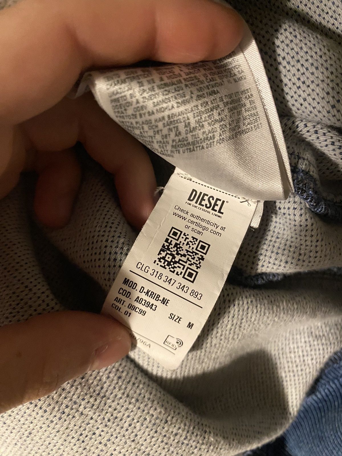 Diesel Diesel sweatshirt Size US L / EU 52-54 / 3 - 6 Thumbnail