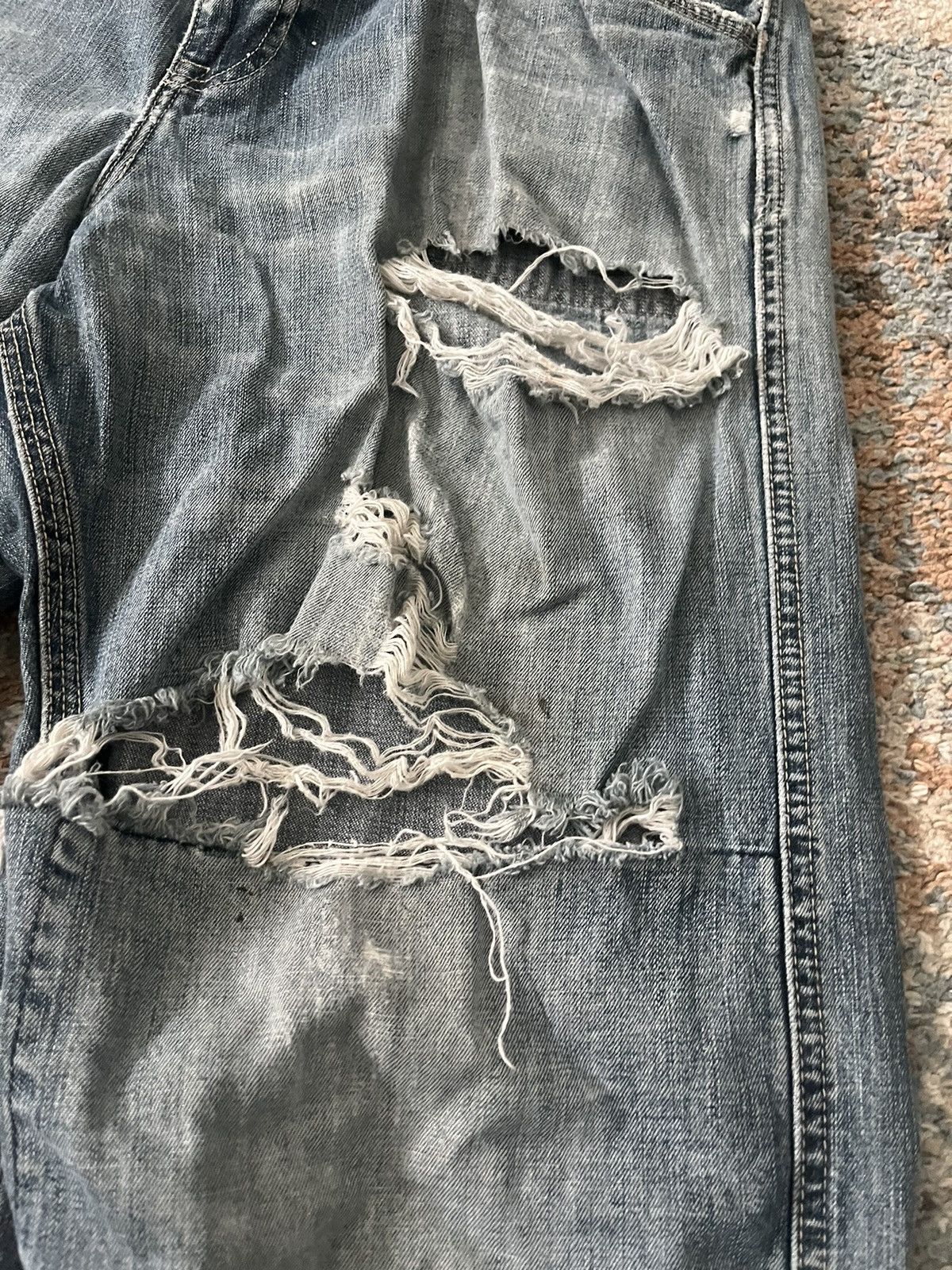 Gap VTG Thrashed Baggy Gap Jeans 34x31 Kanye Size US 34 / EU 50 - 4 Thumbnail