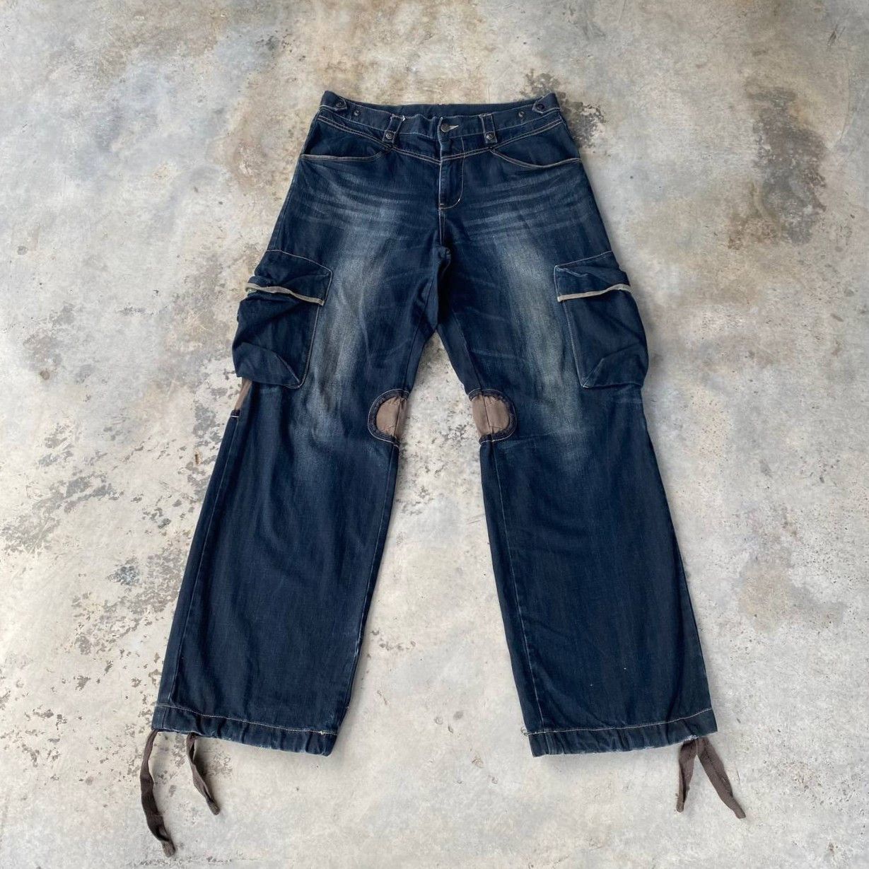 PPFM Rare Archival PPFM "Yellow Riot" Paratrooper Cargo Denim Size US 35 - 2 Thumbnail
