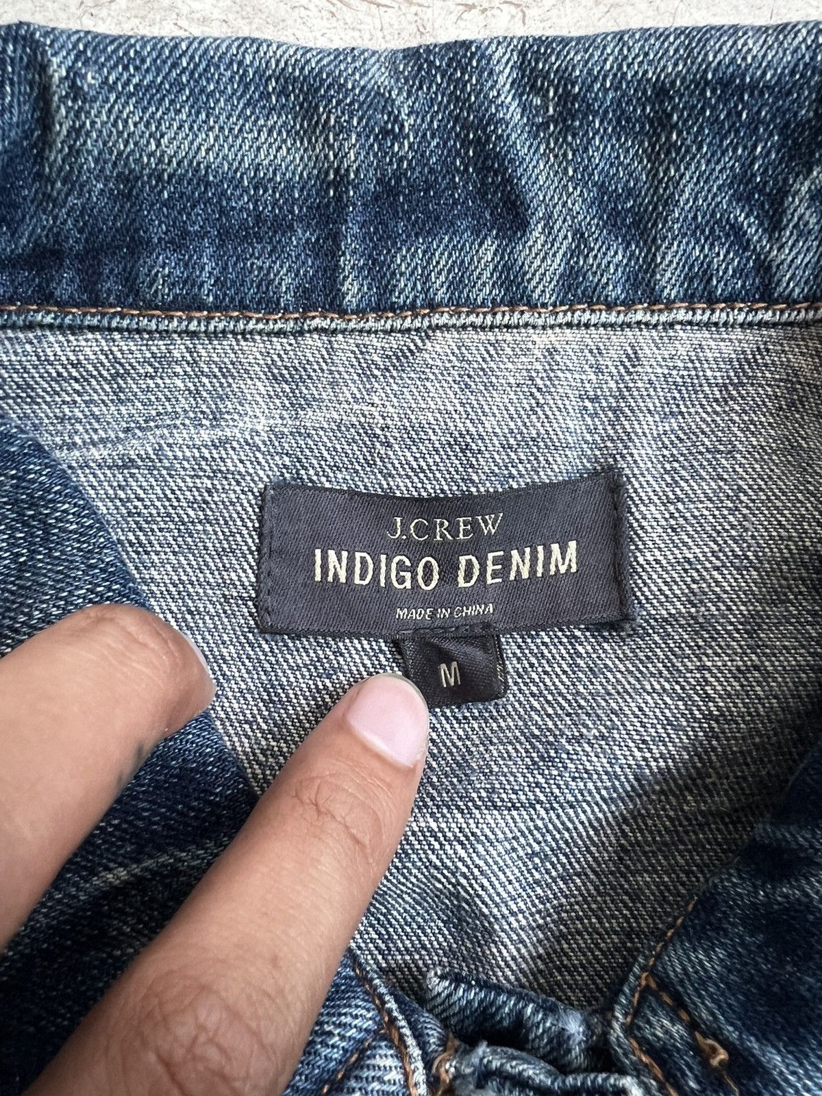 J.Crew Vintage J.CREW Indigo Denim Jacket Size US S / EU 44-46 / 1 - 9 Thumbnail