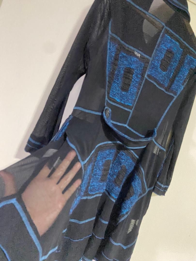 Japanese Brand Vintage Eiko Kondo Patchwork Gothic Style Dress (172) Size XS / US 0-2 / IT 36-38 - 10 Thumbnail