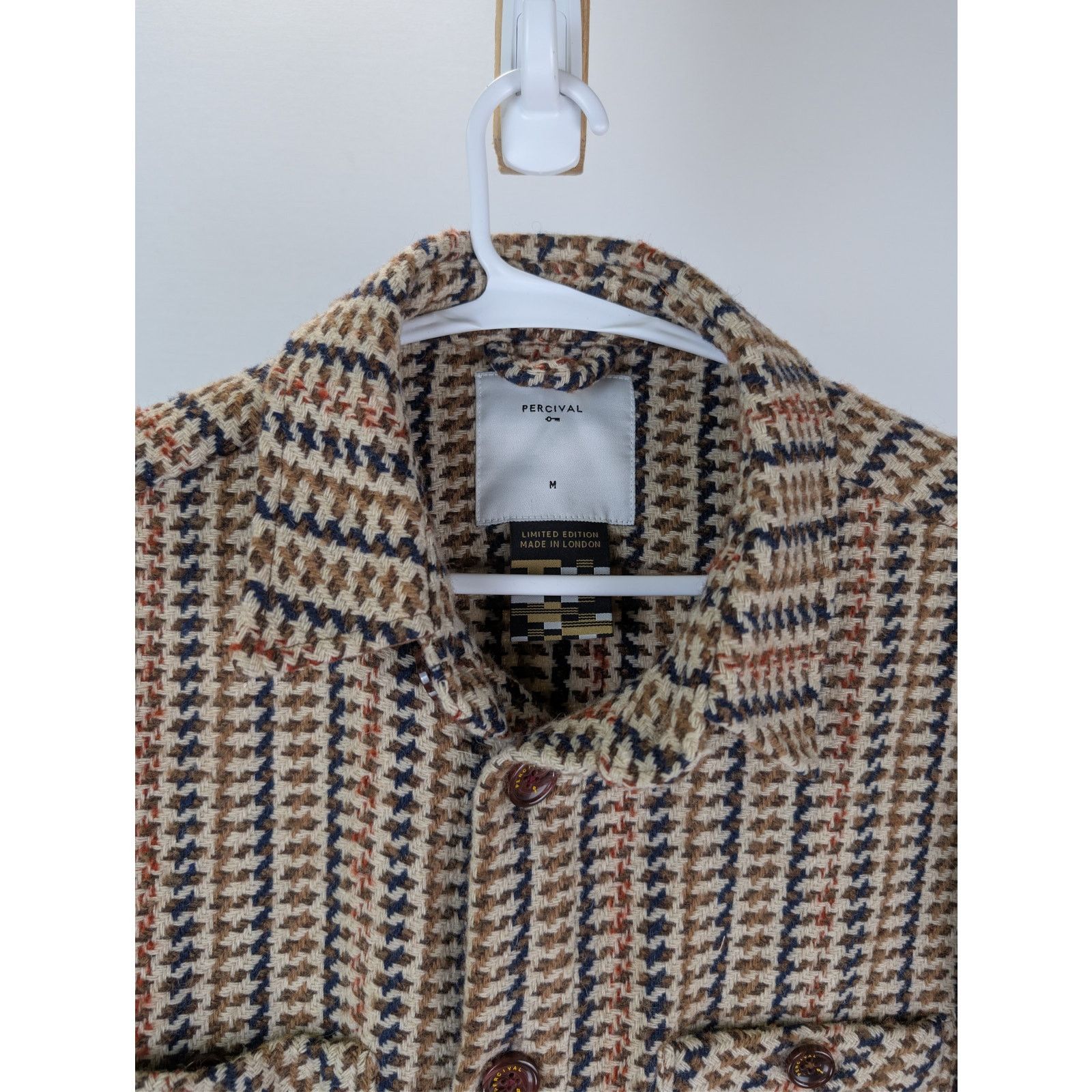 Percival o1rshd1 CC20 Flannel Hazel Mini Hound Workshirt Shirt Size US M / EU 48-50 / 2 - 8 Thumbnail