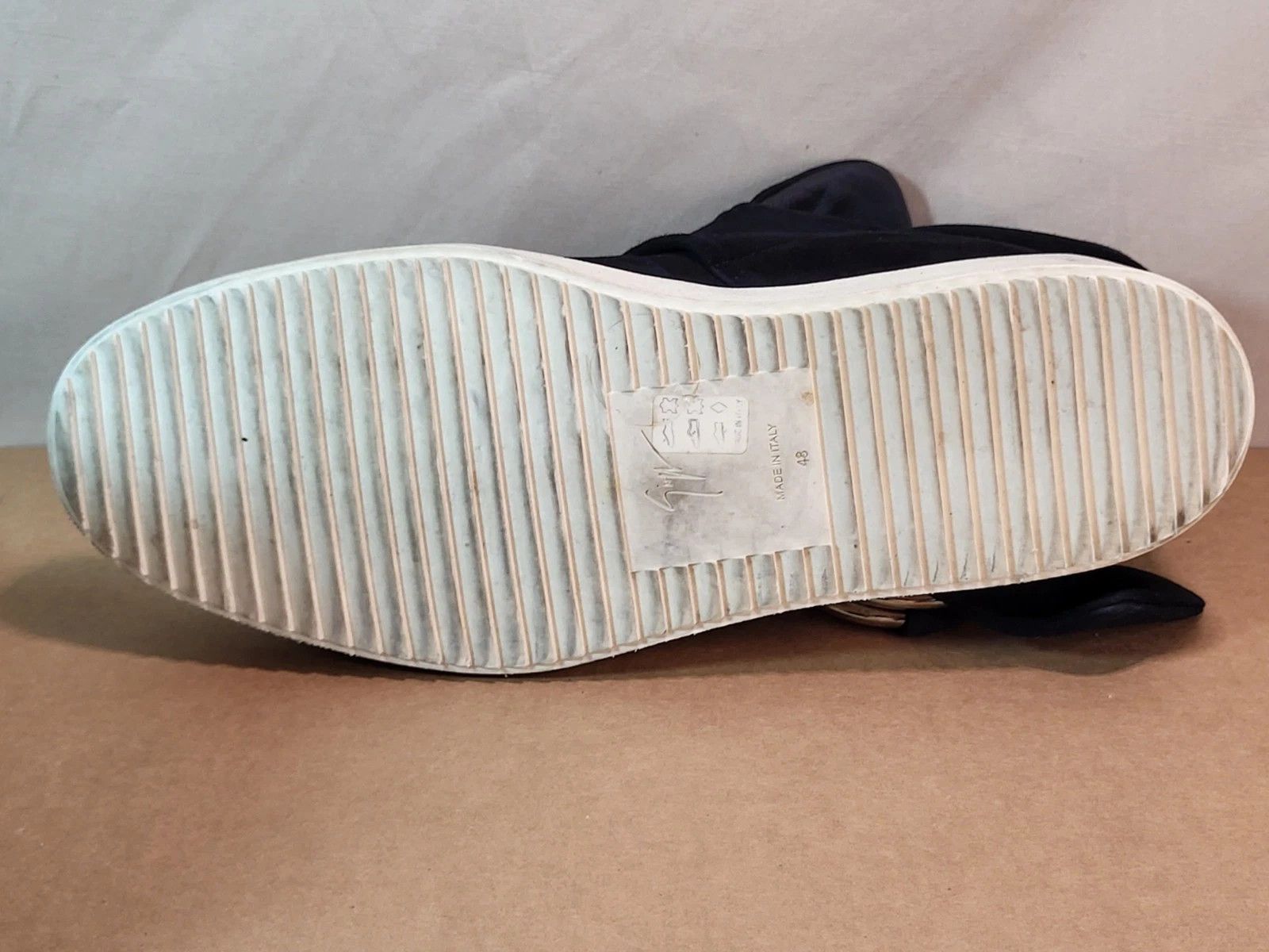 Giuseppe Zanotti Giuseppe Zanotti Black Suede Sneaker Italy Size US 15 / EU 48 - 19 Thumbnail