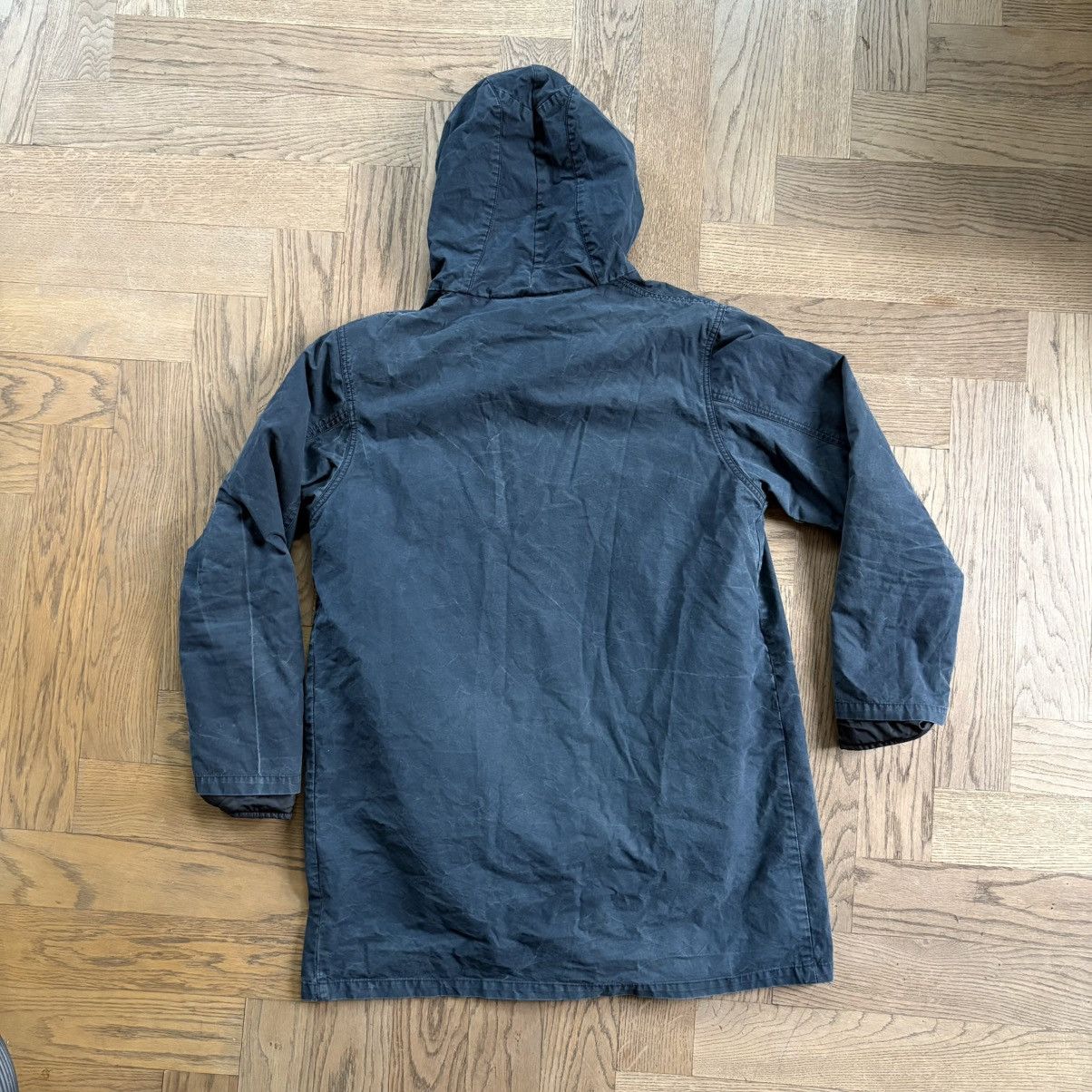 Our Legacy AW15 Navy Canvas Parka Jacket with interior Fleece Lining Size US M / EU 48-50 / 2 - 7 Thumbnail