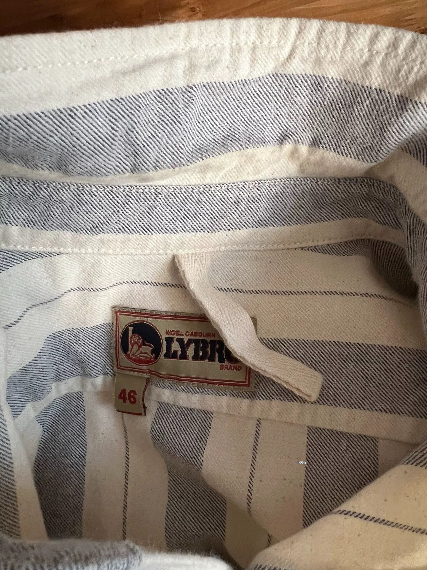 Nigel Cabourn Nigel Cabourn Blue Stripe Workwear Shirt Jacket Size US S / EU 44-46 / 1 - 9 Thumbnail