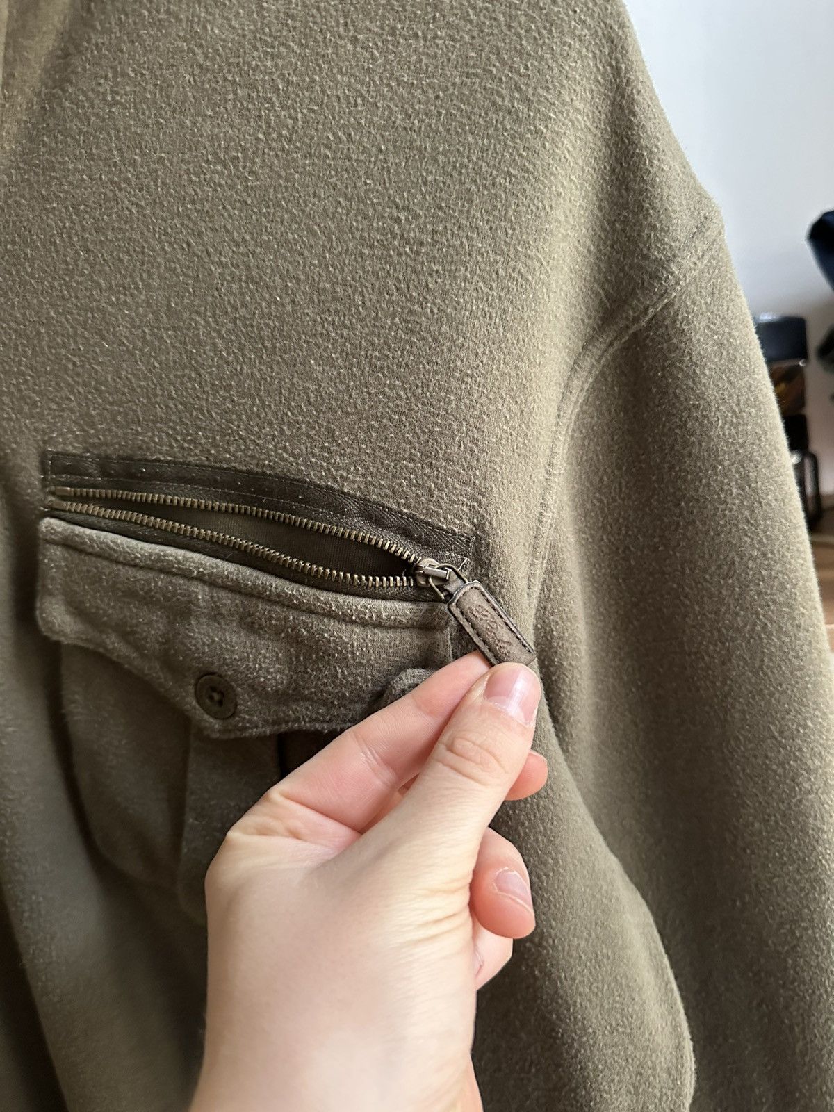 Polo Ralph Lauren Polo Ralph Lauren vintage rare Military Army 1/3 Zip Polos Size US M / EU 48-50 / 2 - 3 Thumbnail