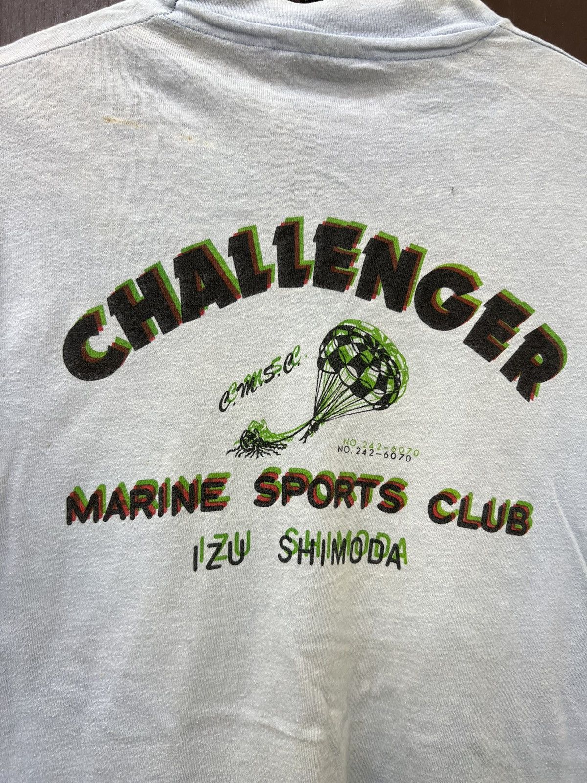 Hanes Vintage Thrashed 80s Hanes Tag Marine Sport Club Challengers Size US M / EU 48-50 / 2 - 6 Thumbnail