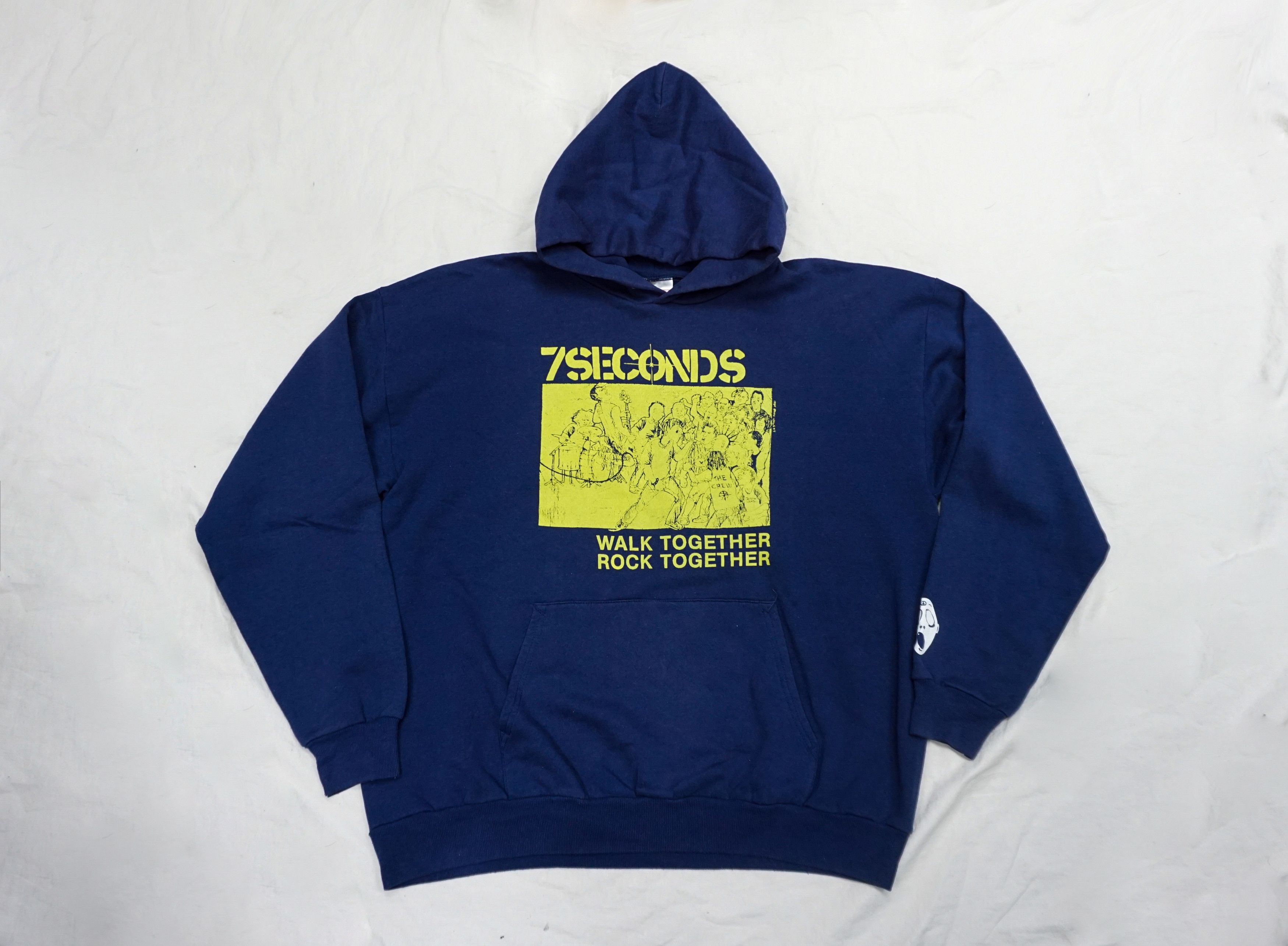 Band Tees × Vintage 90's 7 Seconds "Walk Together, Rock Together" Sweater Size US XL / EU 56 / 4 - 1 Thumbnail