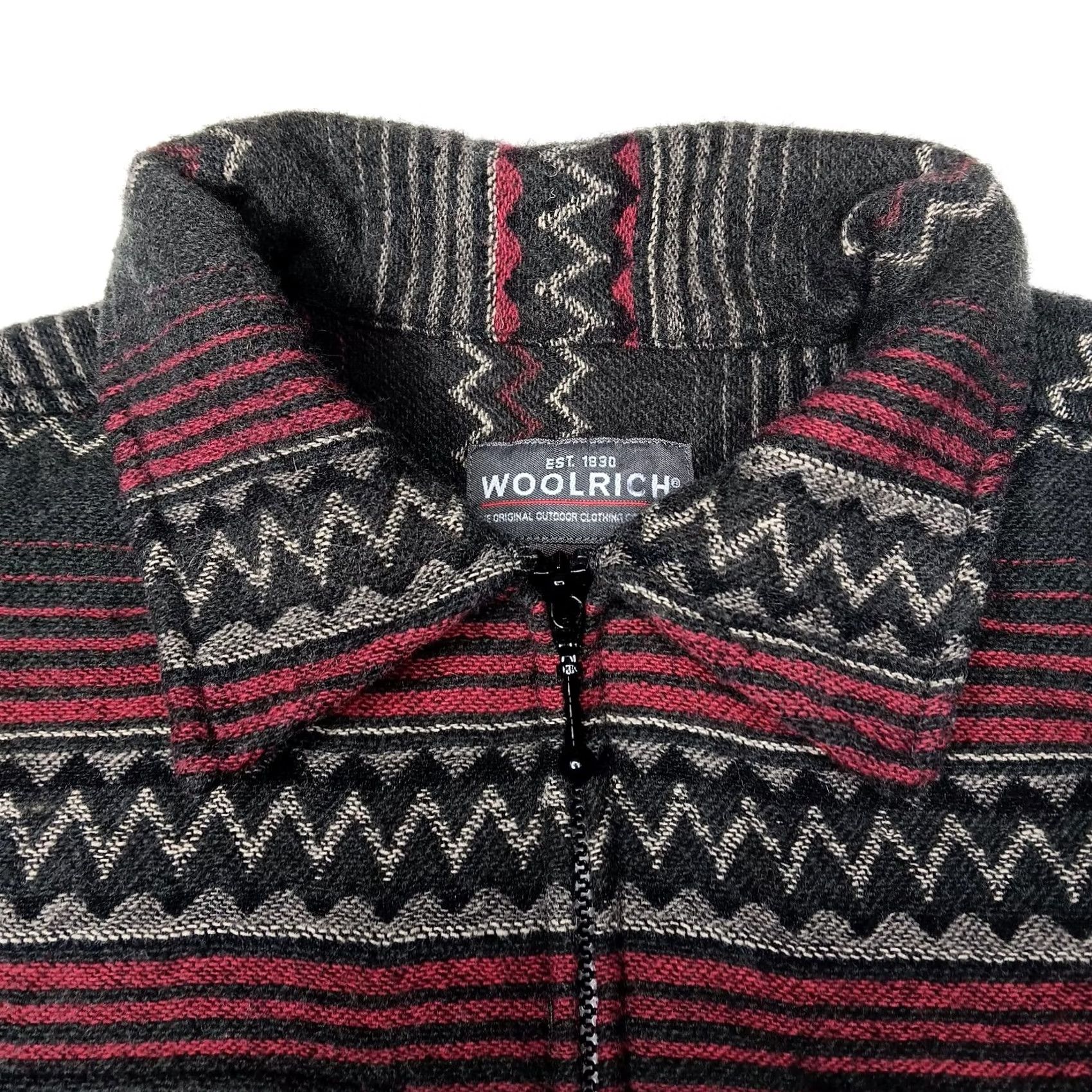 Vintage Woolrich Womens S Striped Gray Jacket - Travel Gorpcore Size S / US 4 / IT 40 - 3 Thumbnail