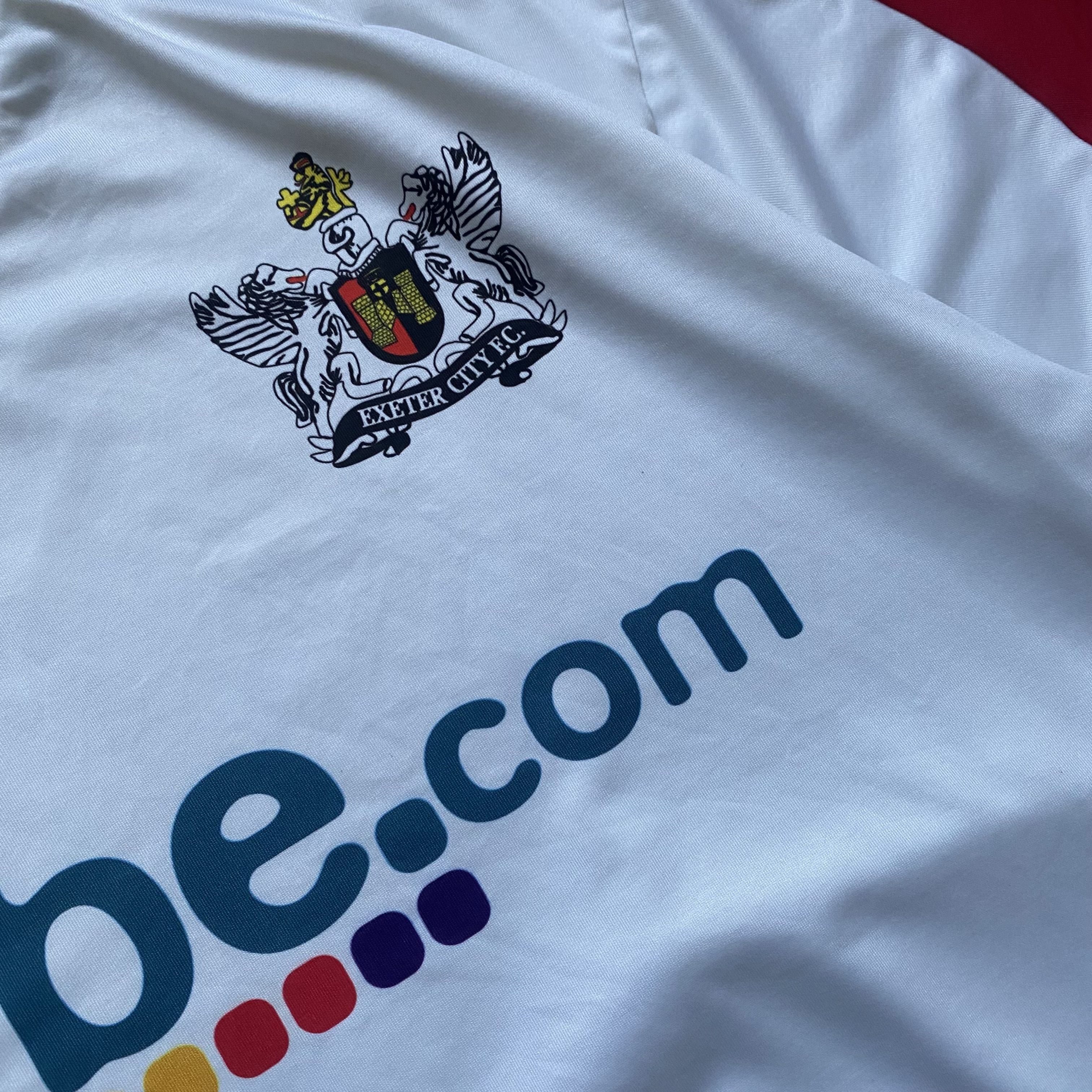 Umbro ⚽️ Vintage England Exeter City FC jersey Soccer Blockore Size US M / EU 48-50 / 2 - 6 Thumbnail