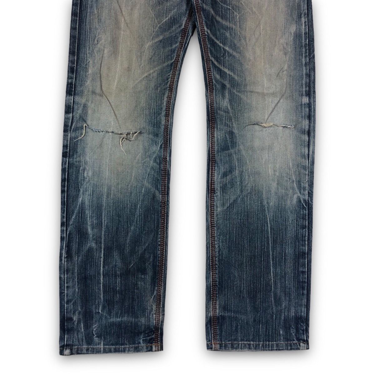 Edwin Vintage Edwin Faded Whiskers Denim Jeans Size US 32 / EU 48 - 8 Thumbnail