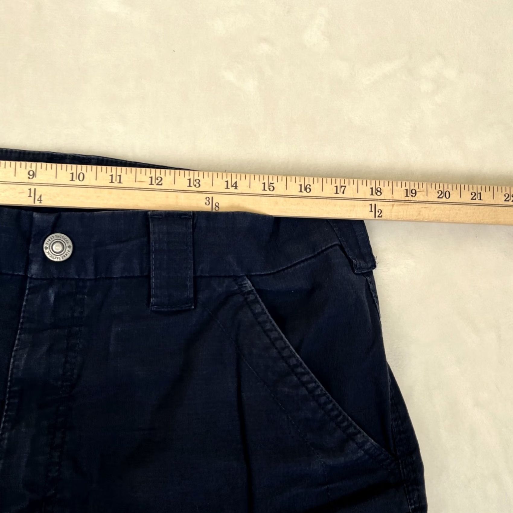 Vintage First Tactical Pants Mens 34x34 Cargo Ripstop Blue Outdoor Hiking Military Utility Straight Pockets Size US 34 / EU 50 - 3 Thumbnail