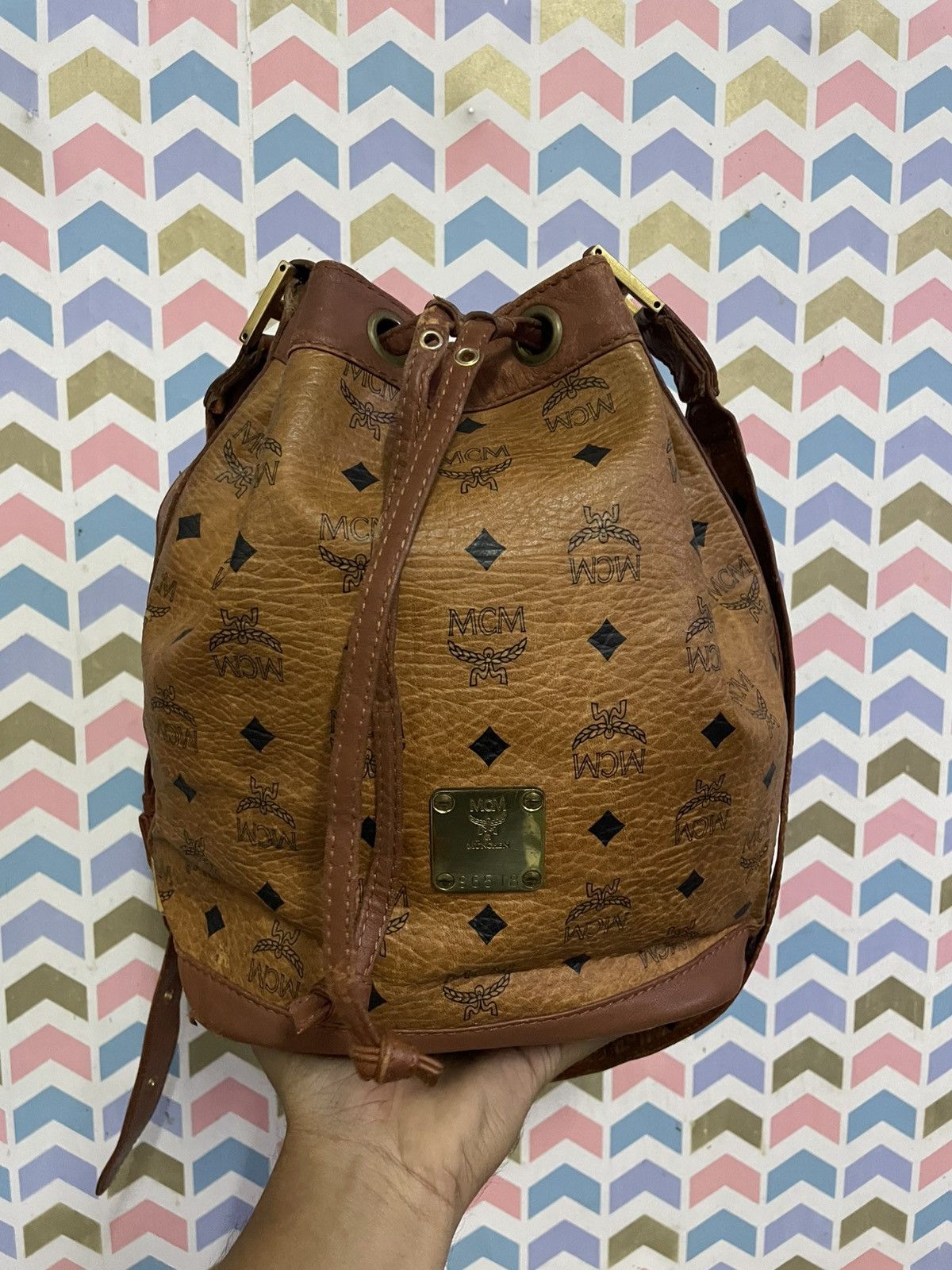 MCM MCM Monogram Bucket Shoulder Size ONE SIZE - 1 Thumbnail