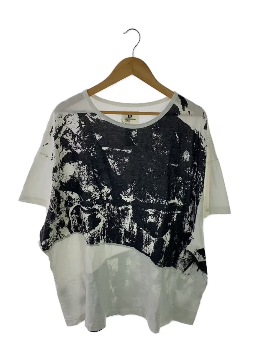 B YOHJI YAMAMOTO All-Over Pattern Short Sleeve T-Shirt 2