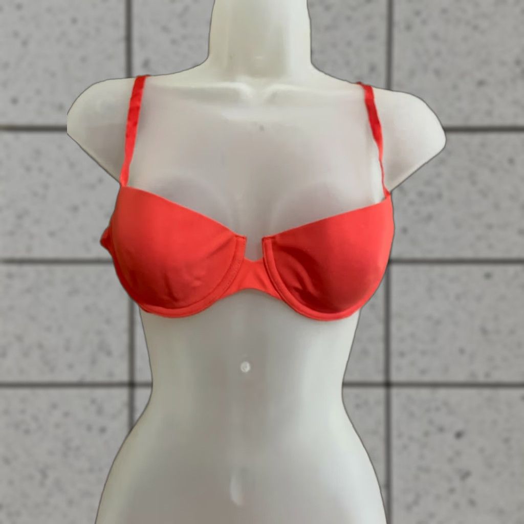 Victoria's Secret Victoria's Secret Very Sexy Orange Lace Lined Push Up Without Padding Bra Sz 34A Size ONE SIZE - 1 Thumbnail