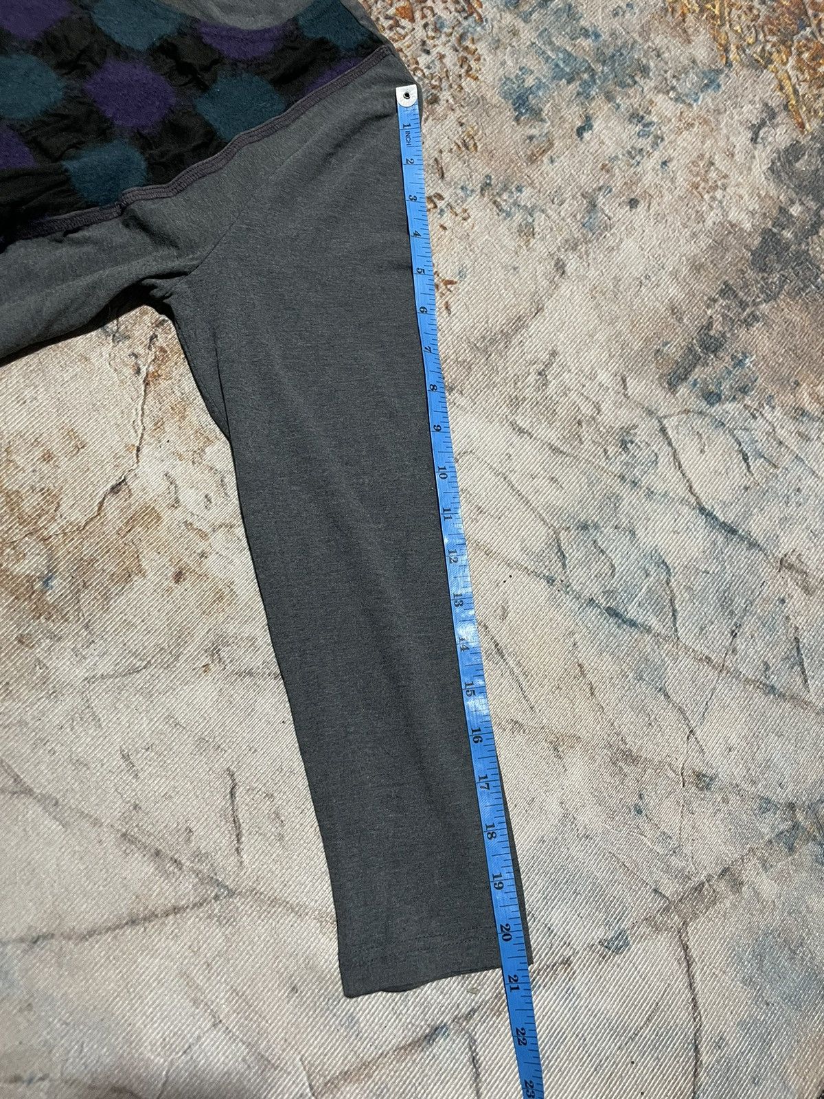 Japanese Brand × Vintage × Yohji Yamamoto Kansai Yamamoto Bis Signature Yamamoto longsleeve patchwork Size US M / EU 48-50 / 2 - 7 Thumbnail