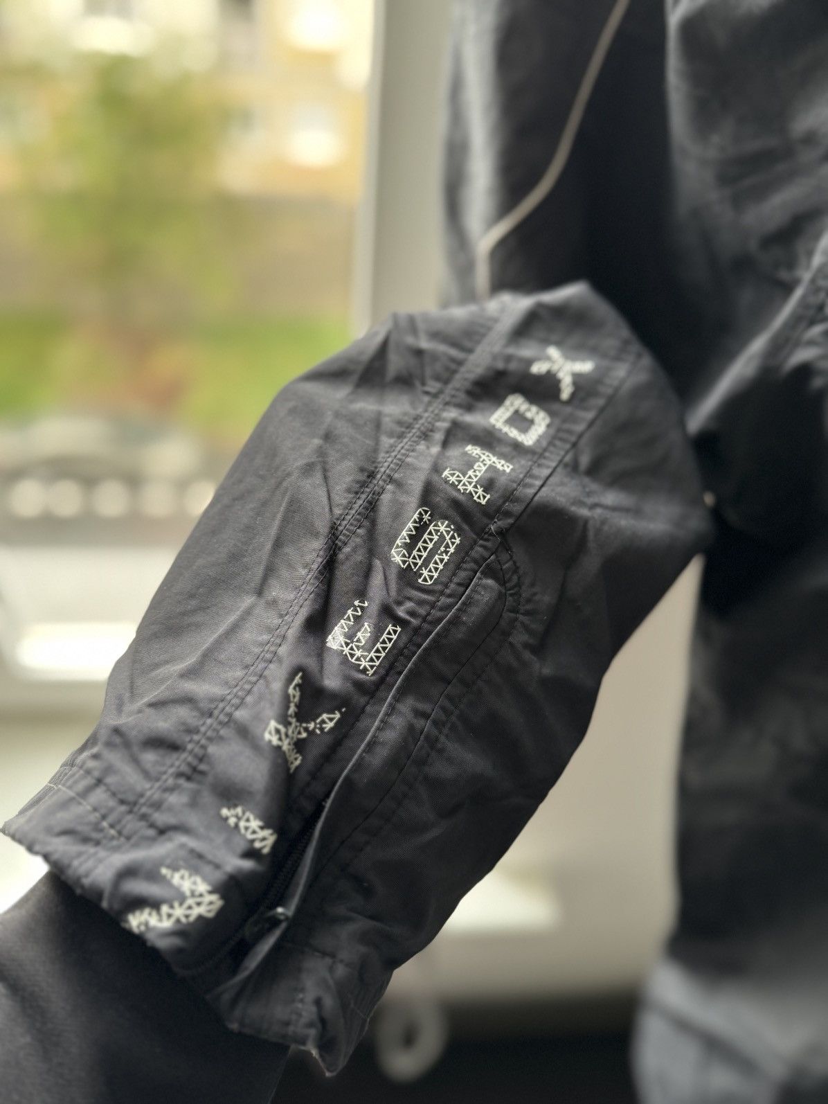 Nike × Vintage Nike Shox Drill Sweatpants Vintage Size US 34 / EU 50 - 5 Thumbnail