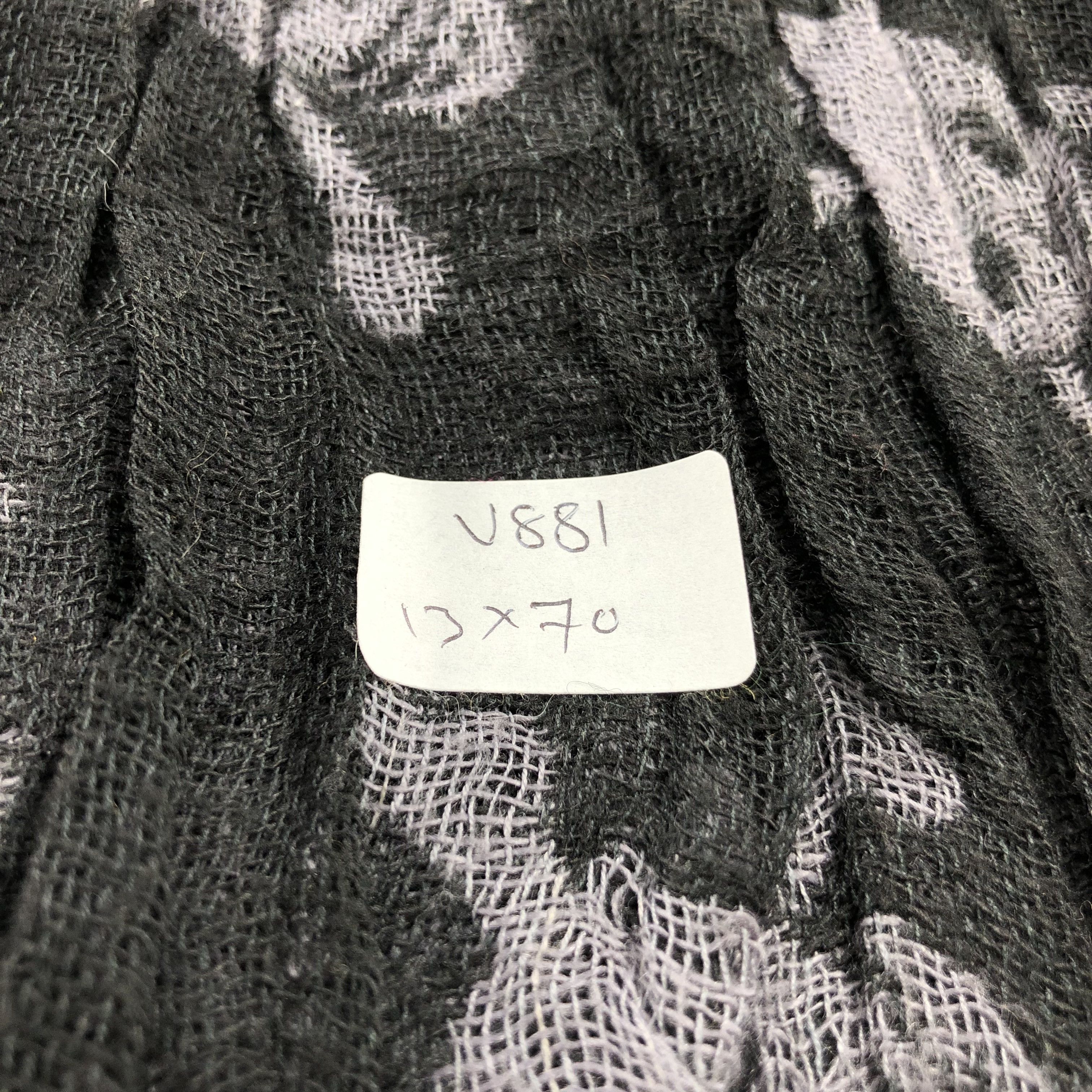 Seditionaries Skull and Bones Wool Scarf Muffler V881 Size ONE SIZE - 8 Thumbnail