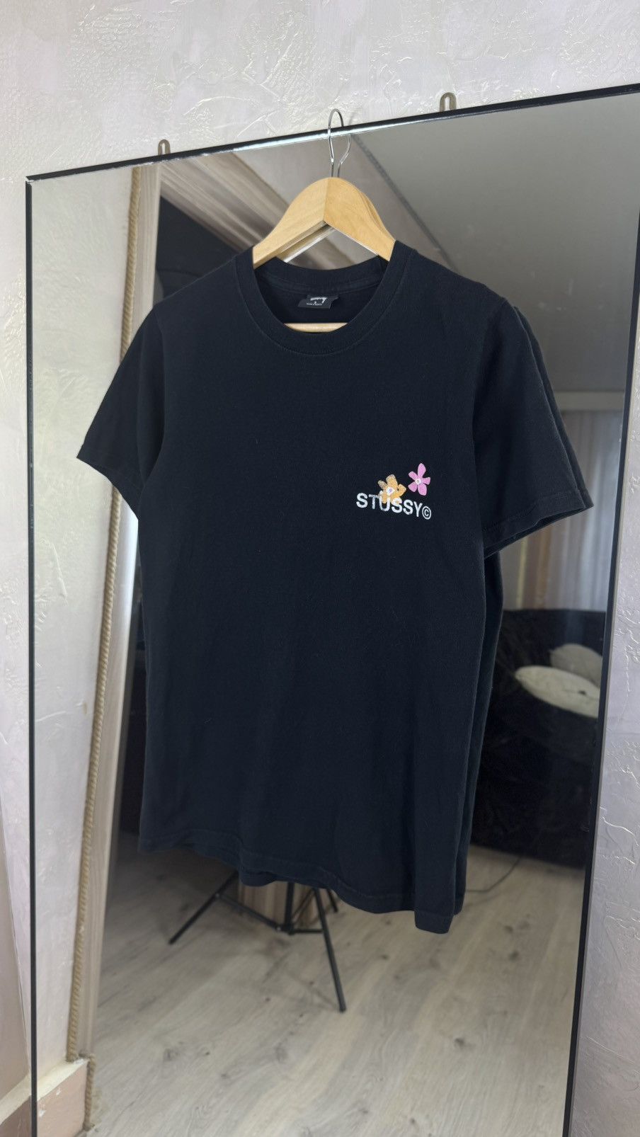 Stussy Stussy Floral World Tour Graphic Tee Black Size US S / EU 44-46 / 1 - 1 Thumbnail