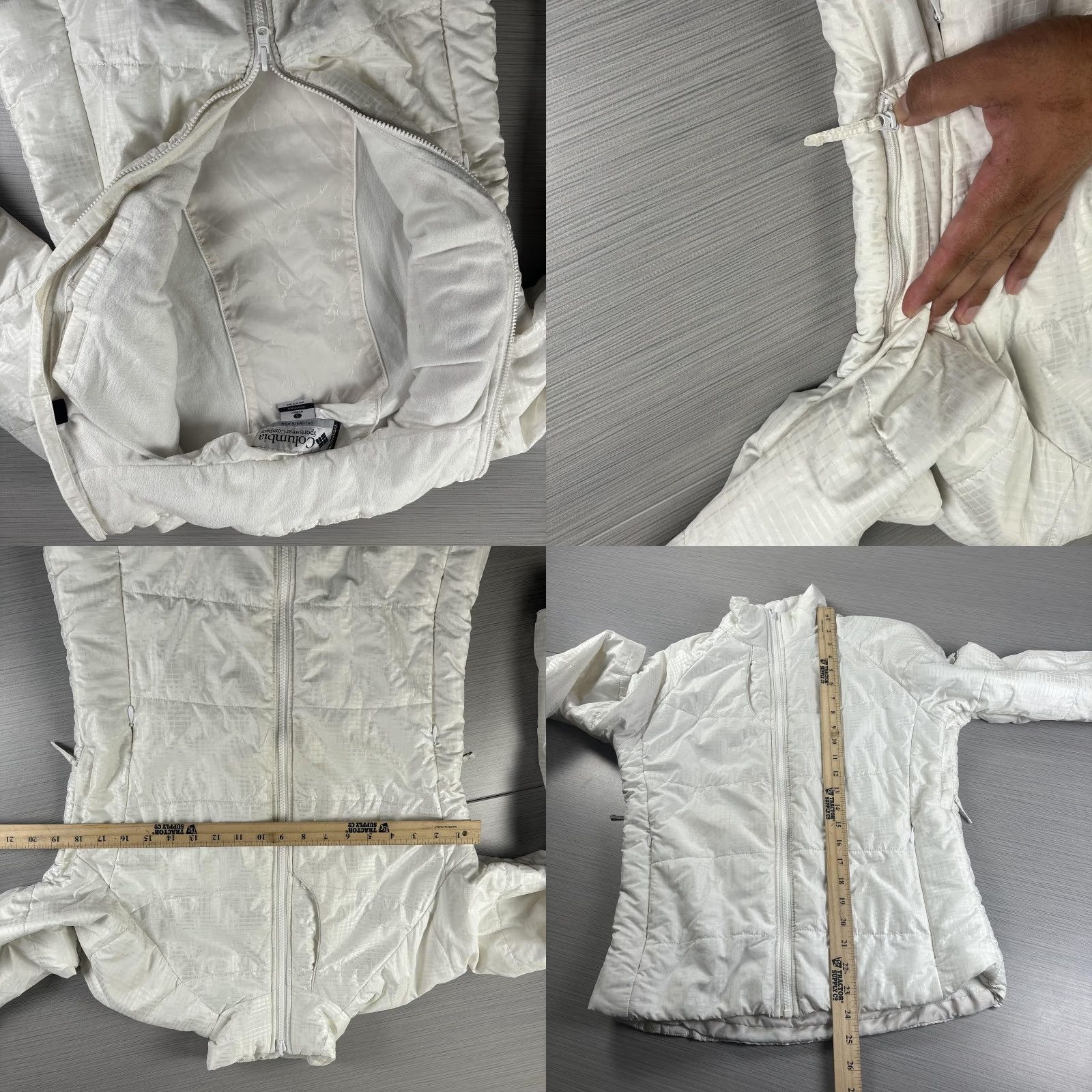Vintage Columbia Womens Jacket Titanium Interchange Puffer White Small Omni-Shield Jacket Size S / US 4 / IT 40 - 8 Thumbnail