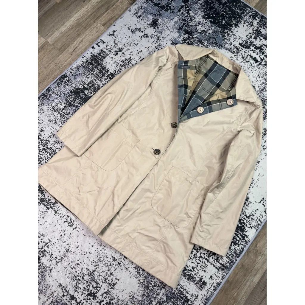 Barbour Barbour Reverseable Full pattern coat Beige Size 42 fit L/XL Size M / US 6-8 / IT 42-44 - 5 Thumbnail