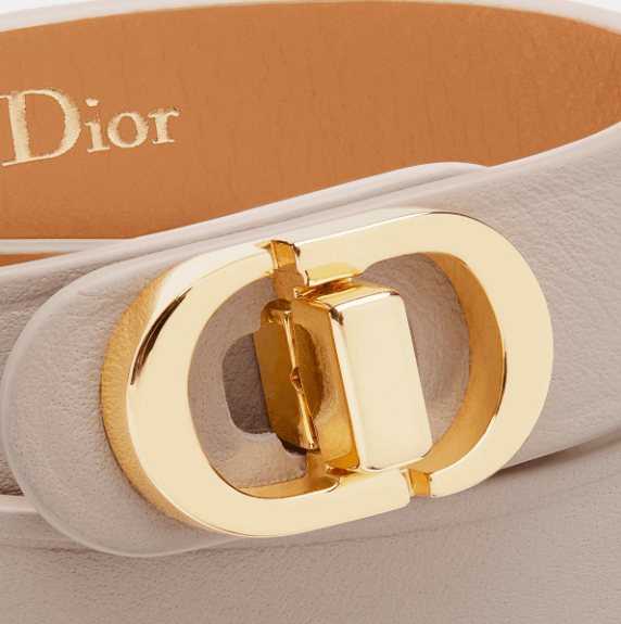 Dior o1w1db10424 Size: OS 30 Montaigne Double Bracelet in Beige Size ONE SIZE - 3 Thumbnail