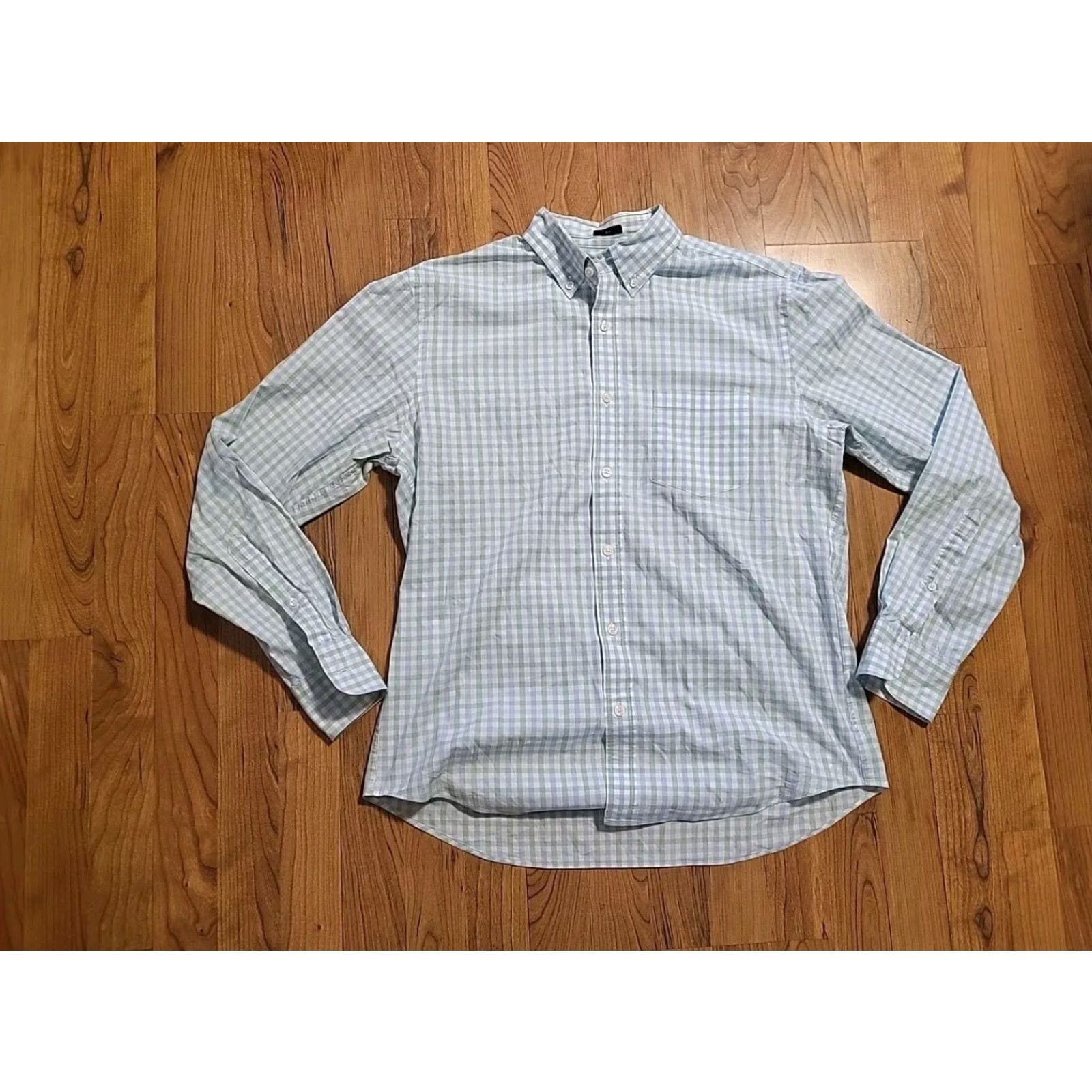 J.Crew VINTAGE J.CREW Flex Washed Shirt Mens M Plaid Button-Down Pocket Preppy Casual Size US M / EU 48-50 / 2 - 6 Thumbnail