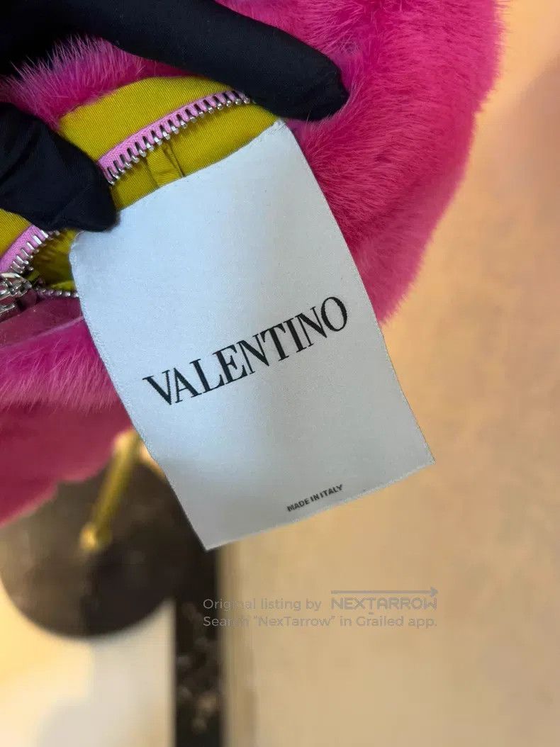 Valentino Valentino Rose red mink fur coat Size XS / US 0-2 / IT 36-38 - 4 Thumbnail