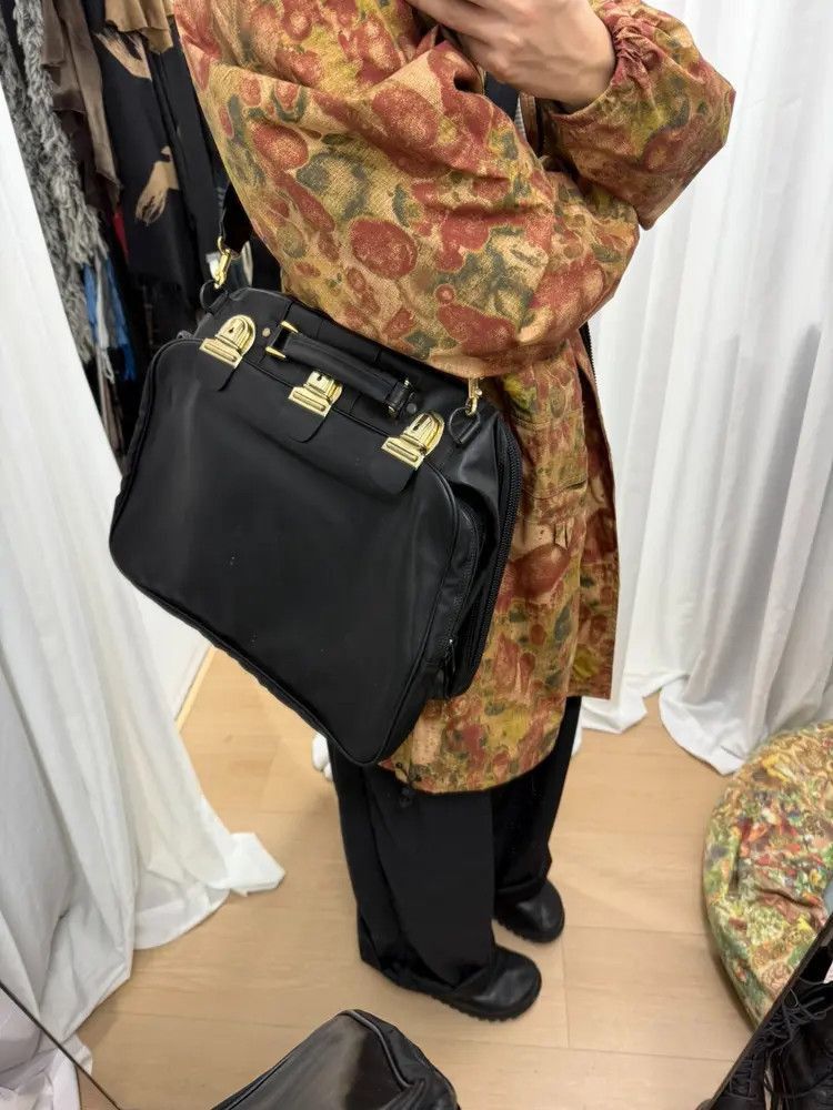 Yohji Yamamoto Yohji Yamamoto Y'sACCS Gold Buckle Shoulder Bag-2505 Size ONE SIZE - 9 Thumbnail