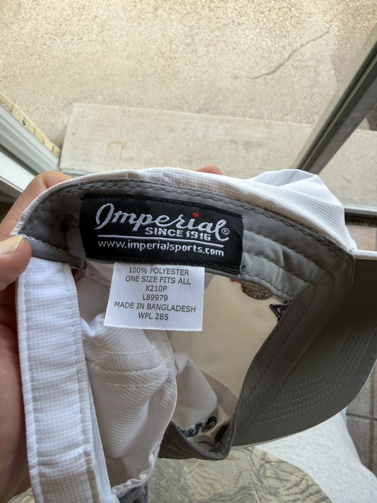 Imperial PGA Frisco White Hat Size ONE SIZE - 2 Thumbnail