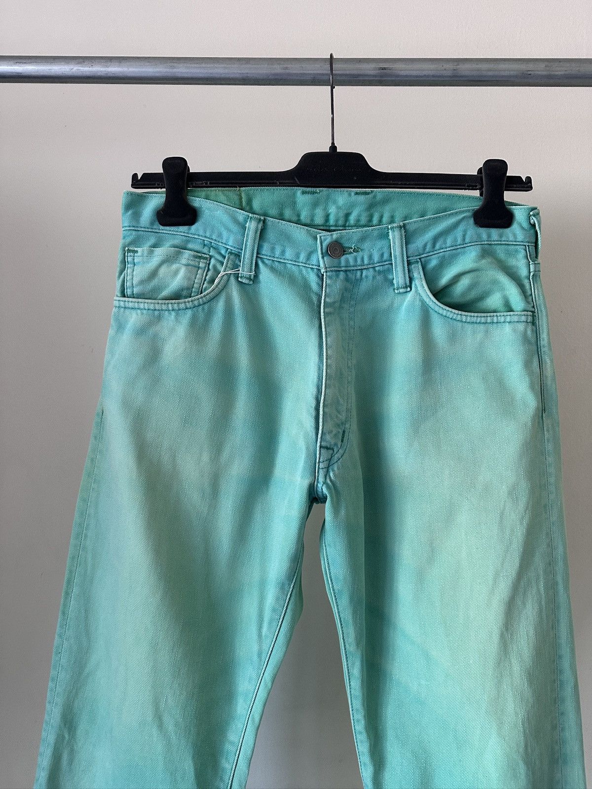Evisu 2000s Evisu Fairway genes Lime Green Jeans Size US 32 / EU 48 - 4 Thumbnail