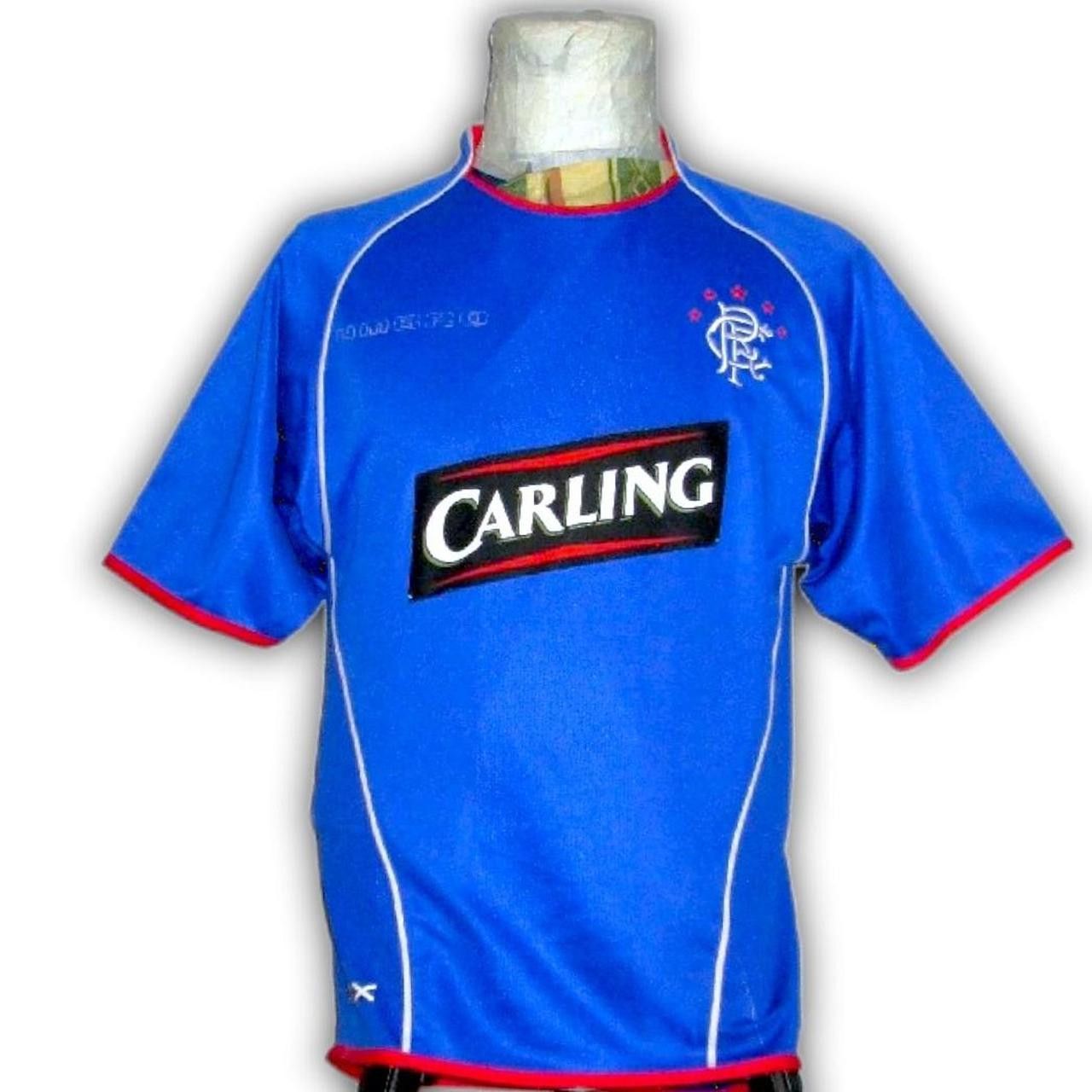 Diadora Fc Glasgow Rangers Scotland UK 2005 2006 Home shirt jersey Size US S / EU 44-46 / 1 - 4 Thumbnail