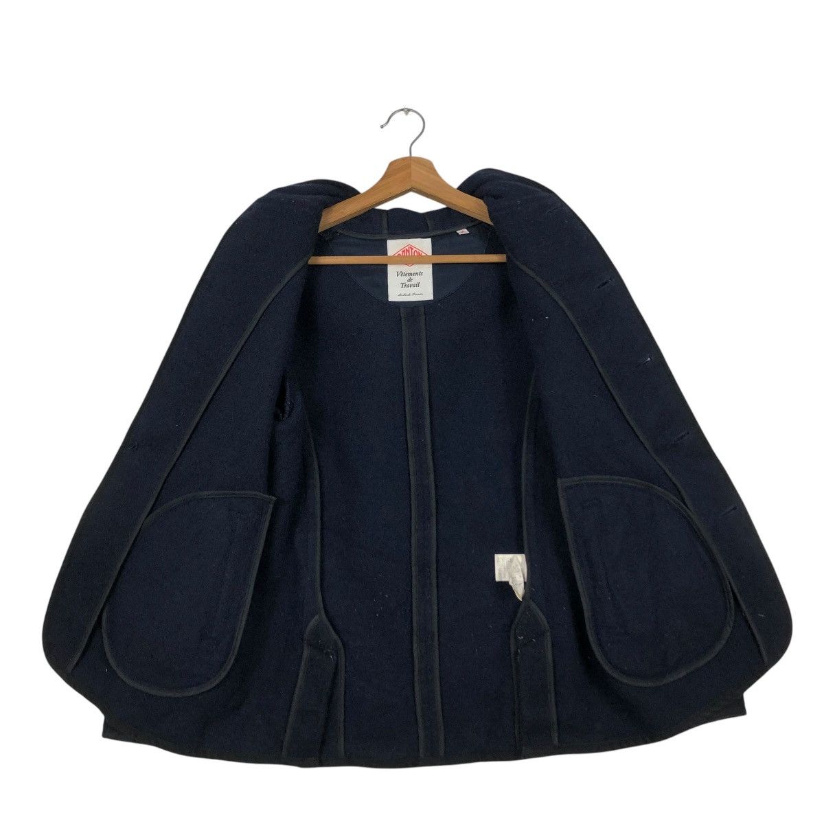 Danton 🔥VINTAGE WOOL BUTTON JACKET DANTON VETEMENTS DE TRAVAIL Size US M / EU 48-50 / 2 - 16 Thumbnail