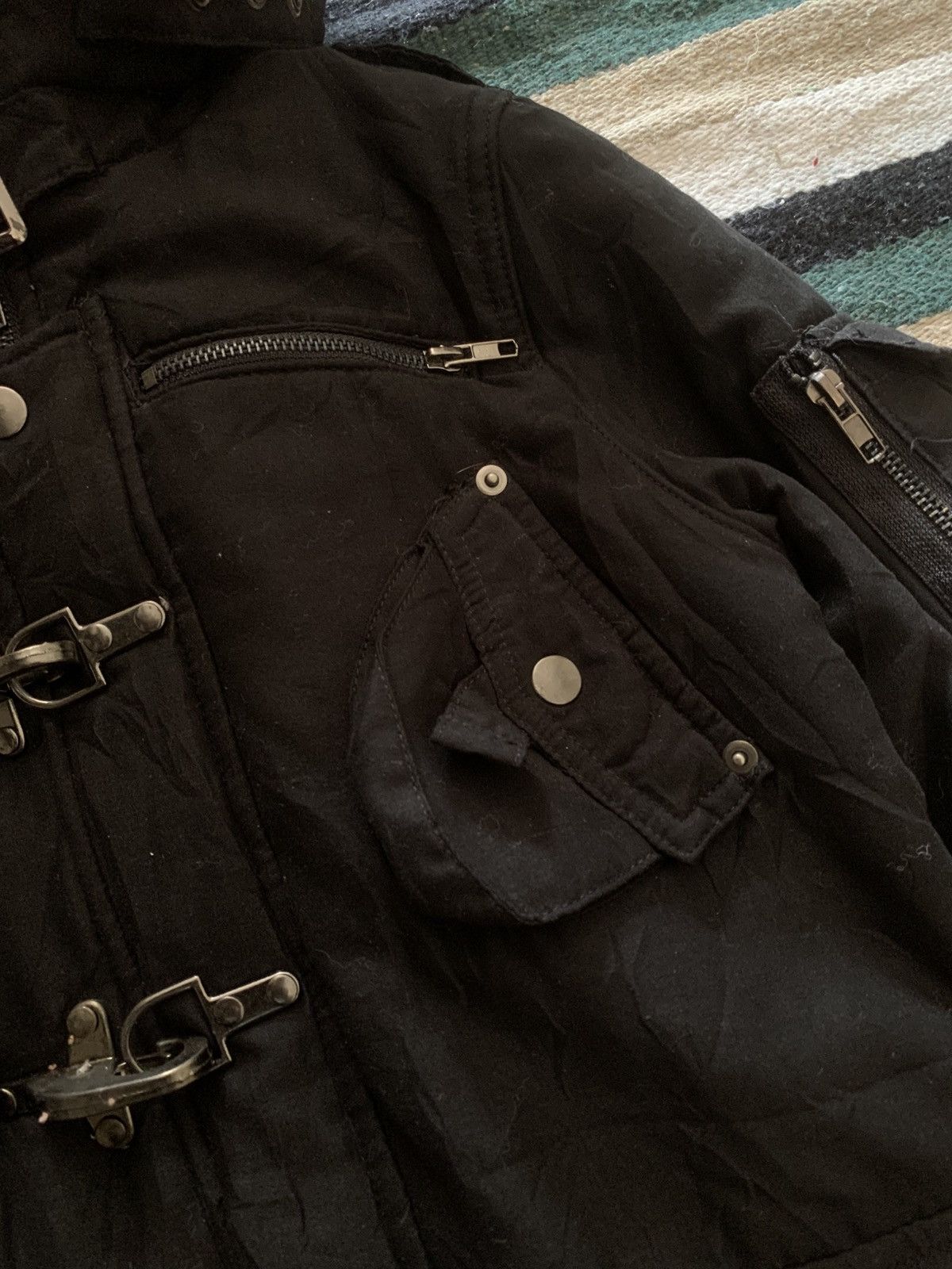 If Six Was Nine Japanese CRWX Fireman Fur Jacket Size US M / EU 48-50 / 2 - 13 Thumbnail