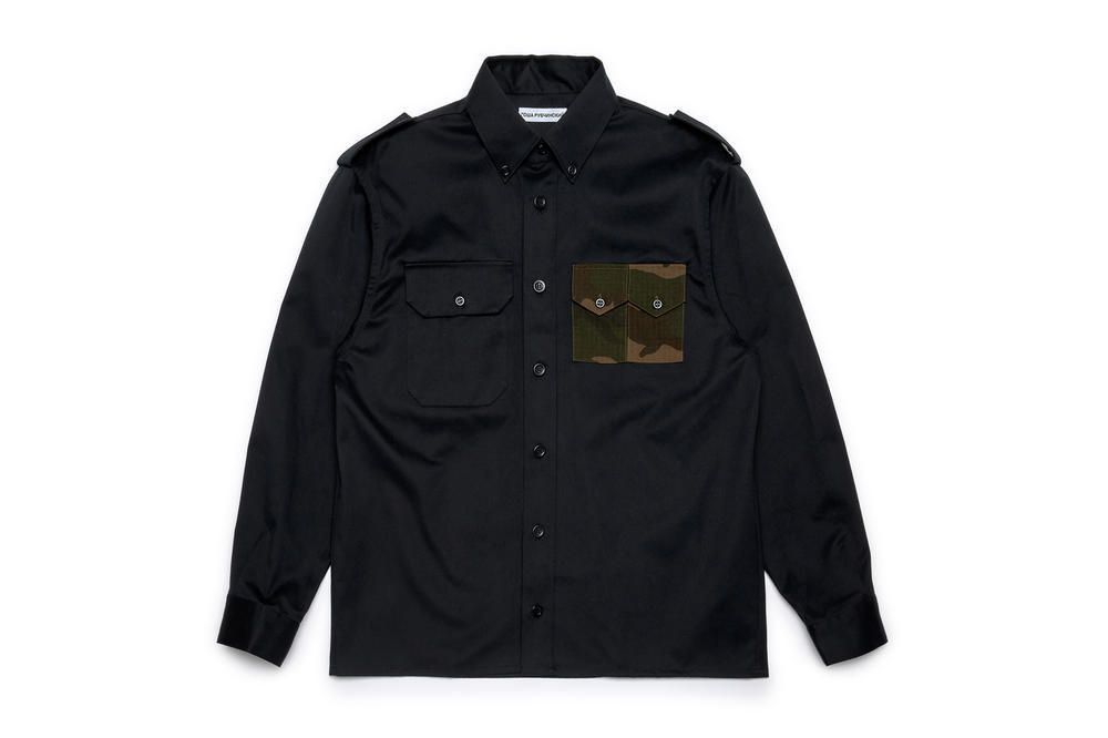 RARE Gosha Rubchinskiy camo pocket military shirt