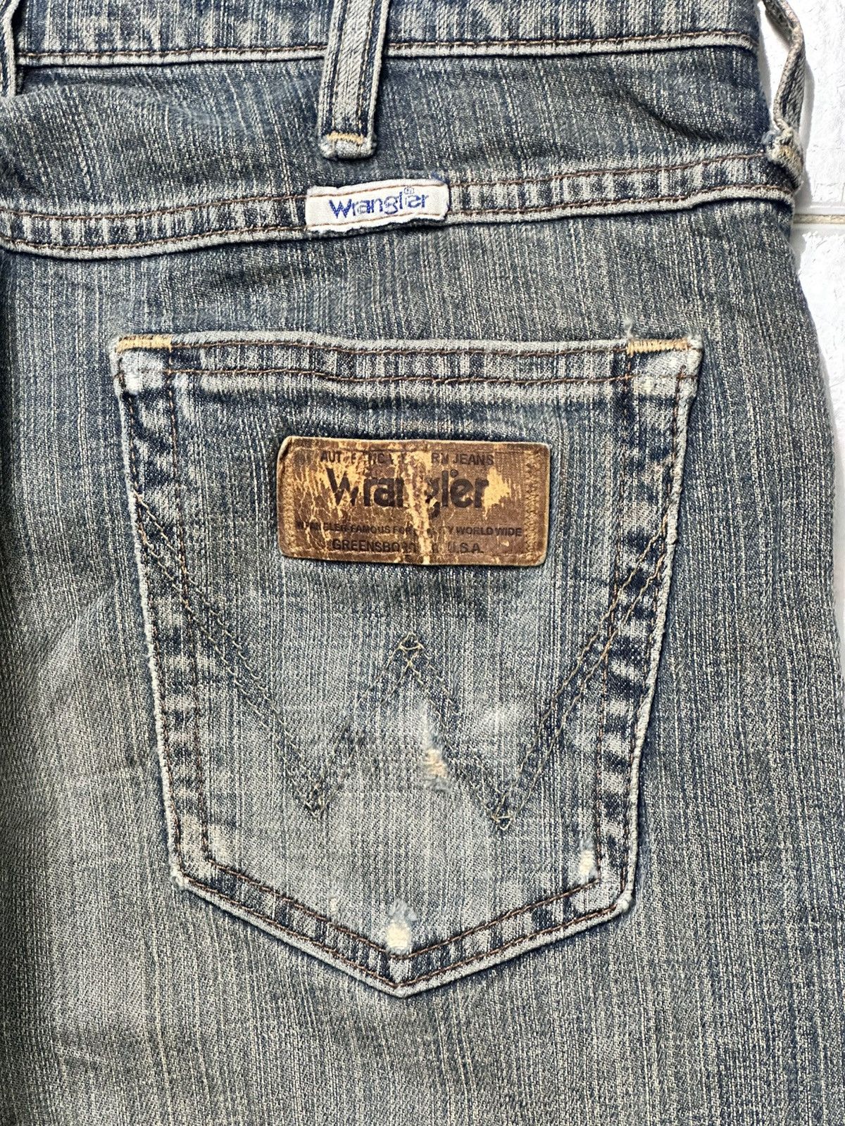 Wrangler Vintage Wrangler Authentic Western Jeans Straight & Mudwash Size US 30 / EU 46 - 8 Thumbnail