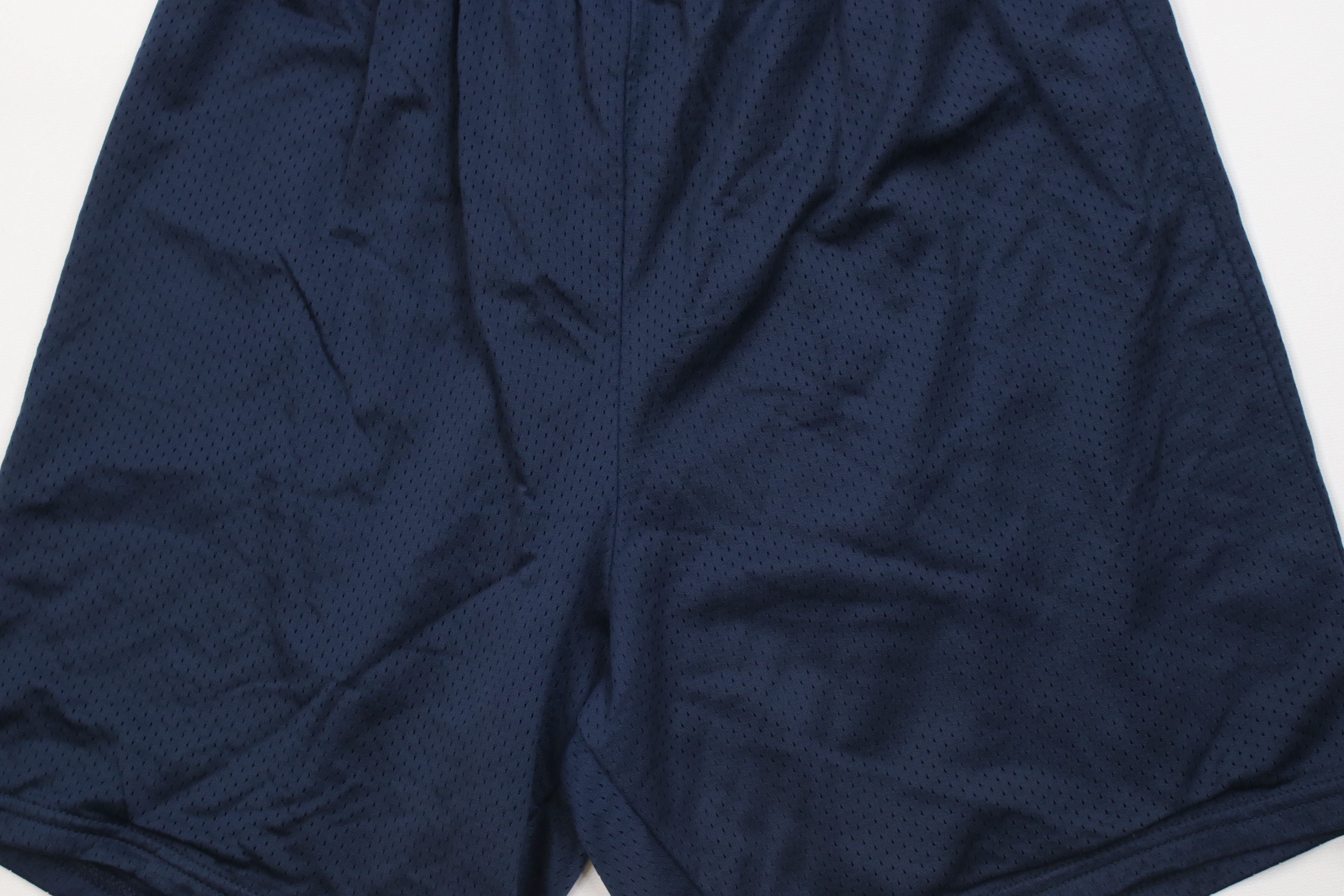 Vintage Vintage 90s Y2K Streetwear Above Knee Mesh Shorts Blue Nylon Size US 32 / EU 48 - 3 Thumbnail