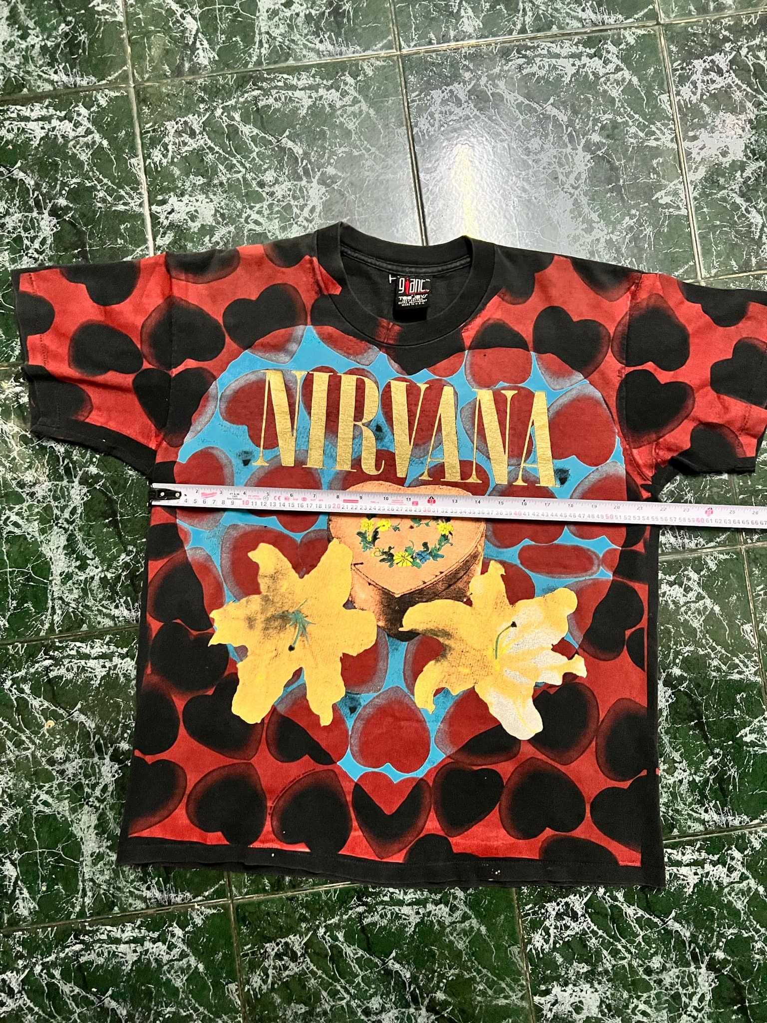 Nirvana Nirvana All over print (Heart Shaped Box) 1993 T Shirt Size US XL / EU 56 / 4 - 4 Thumbnail