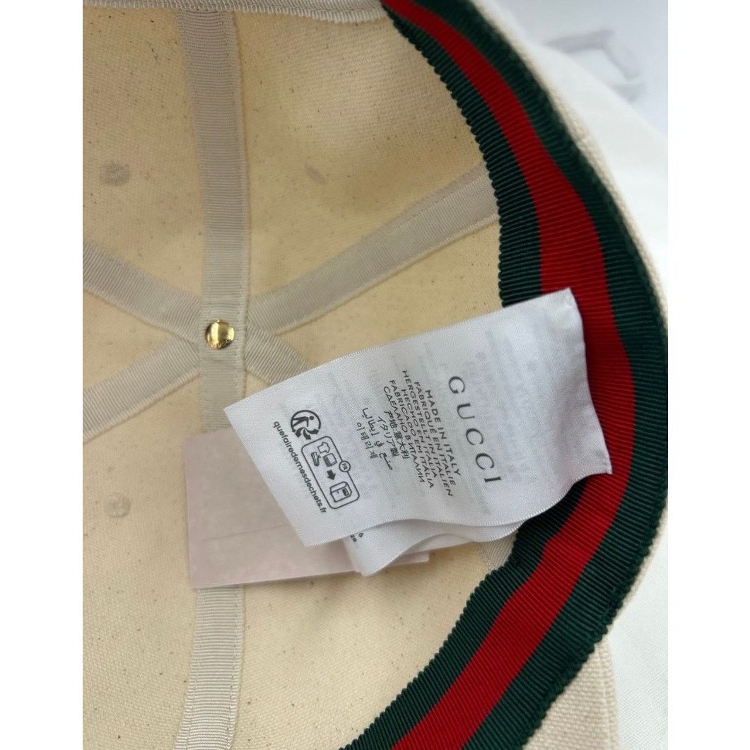 Gucci Unisex, Gucci, gold logo baseball cap size large Size ONE SIZE - 6 Thumbnail