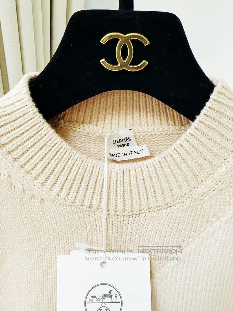 Hermes Hermes Khaki Sleeveless Knit Vest Size XS / US 0-2 / IT 36-38 - 5 Thumbnail