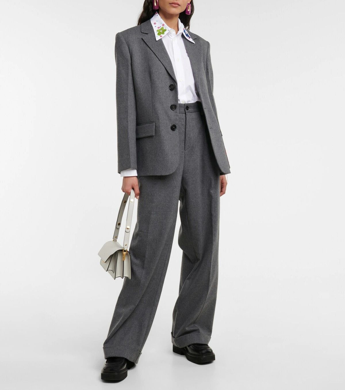 Marni o1y1125 Size : OS / Crossbody Bag in Light Gray Size ONE SIZE - 5 Thumbnail