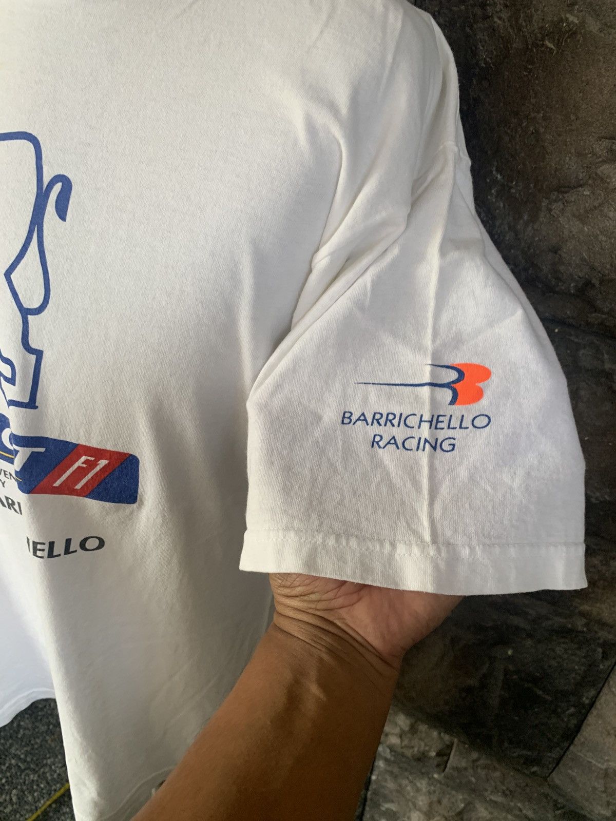 Formula 1 × Vintage Vintage 90s Rubens Barrichello Peugeot Formula 1 F1 Racing Size US L / EU 52-54 / 3 - 4 Thumbnail