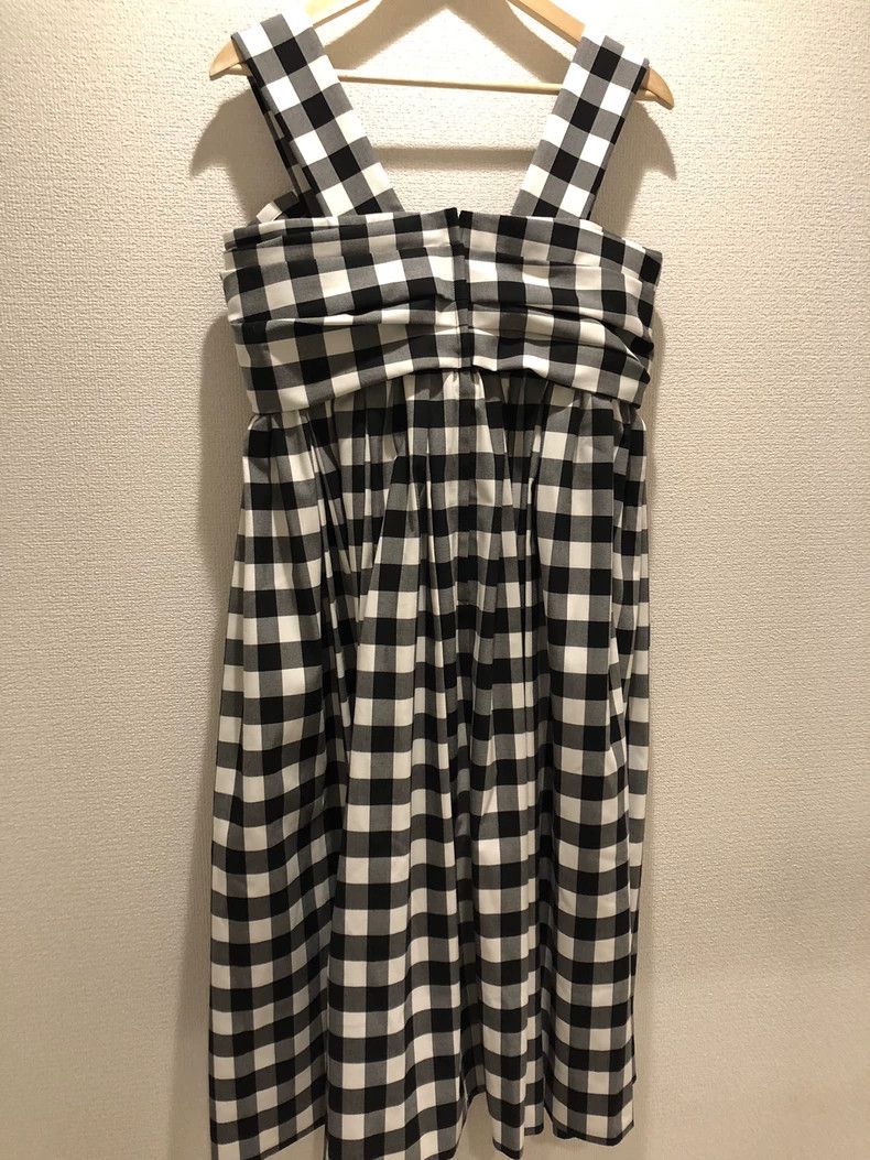 Comme des Garcons Comme Des Garcons Black and white plaid dress with big bow Size XS / US 0-2 / IT 36-38 - 2 Thumbnail
