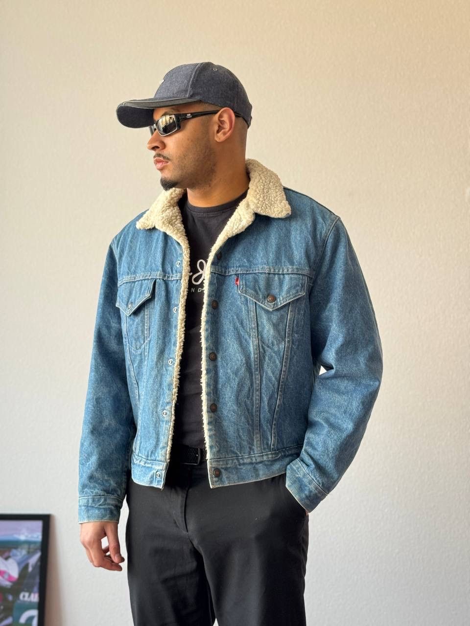 Levi's levis vintage 90'S Sherpa denim jacket Made in USA Size US S / EU 44-46 / 1 - 6 Thumbnail