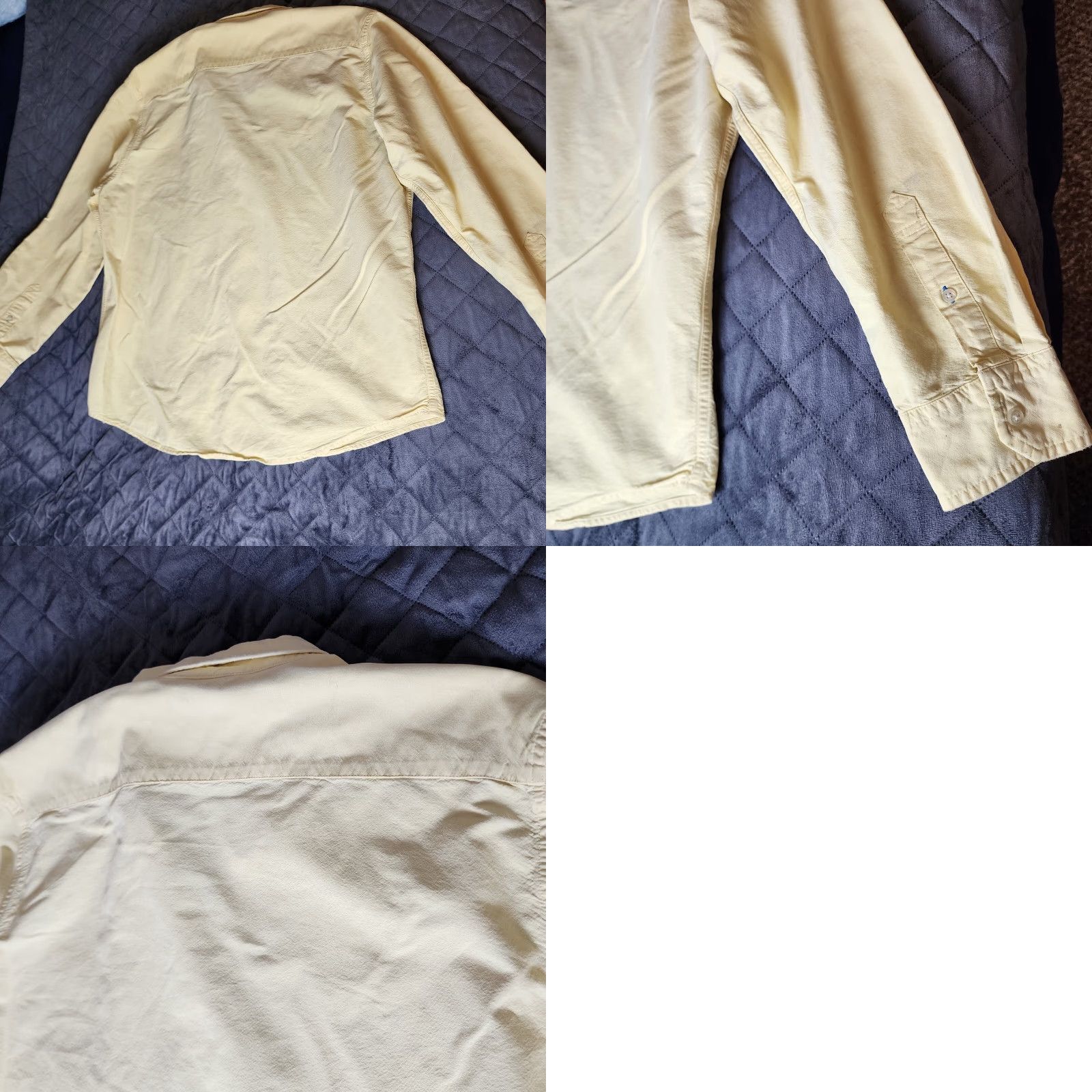 American Eagle Outfitters American Eagle Outfitters Button-Up Shirt Mens Large Button Down Long Sleeve Yellow Solid Cotton Size US L / EU 52-54 / 3 - 8 Thumbnail