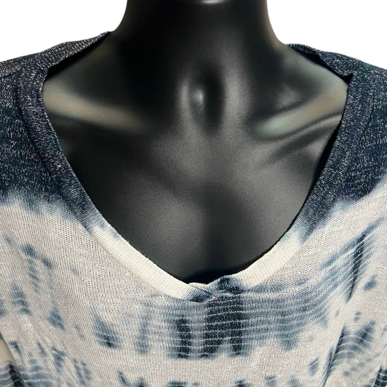 Aeropostale Aeropostale Women’s Tie-Dye Lightweight XL Sweater V-Neck Size XL / US 12-14 / IT 48-50 - 5 Thumbnail