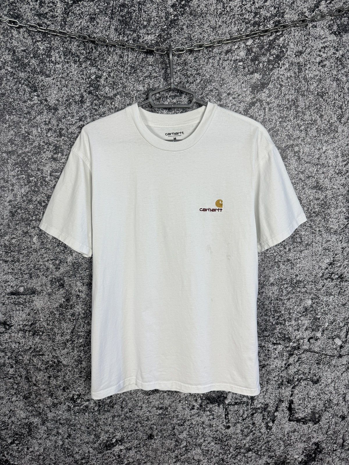 Carhartt Men’s Carhartt Short Sleeve American Script T-Shirt Size M Size US M / EU 48-50 / 2 - 1 Thumbnail