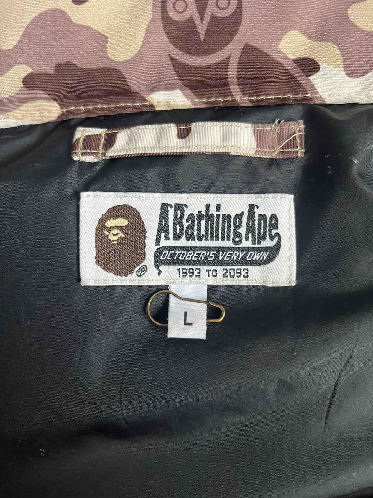 Bape × October's Very Own BAPE x OVO Woodland Camo Down Vest Size US L / EU 52-54 / 3 - 5 Thumbnail