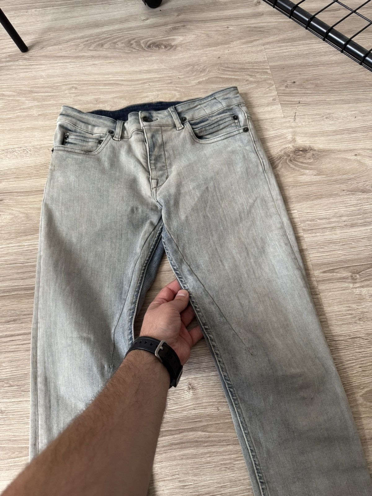 Rick Owens Rick Owens Hustler Detroit Cut Jeans Women’s Size 25" / US 0 / IT 36 - 3 Thumbnail