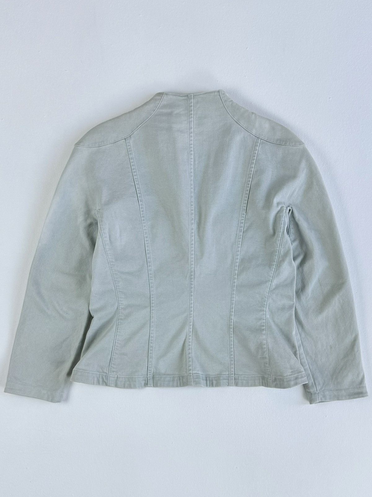 Chanel Chanel P22901 Cocomark Denim Cotton Jacket WomenLight Blue Size S / US 4 / IT 40 - 13 Thumbnail